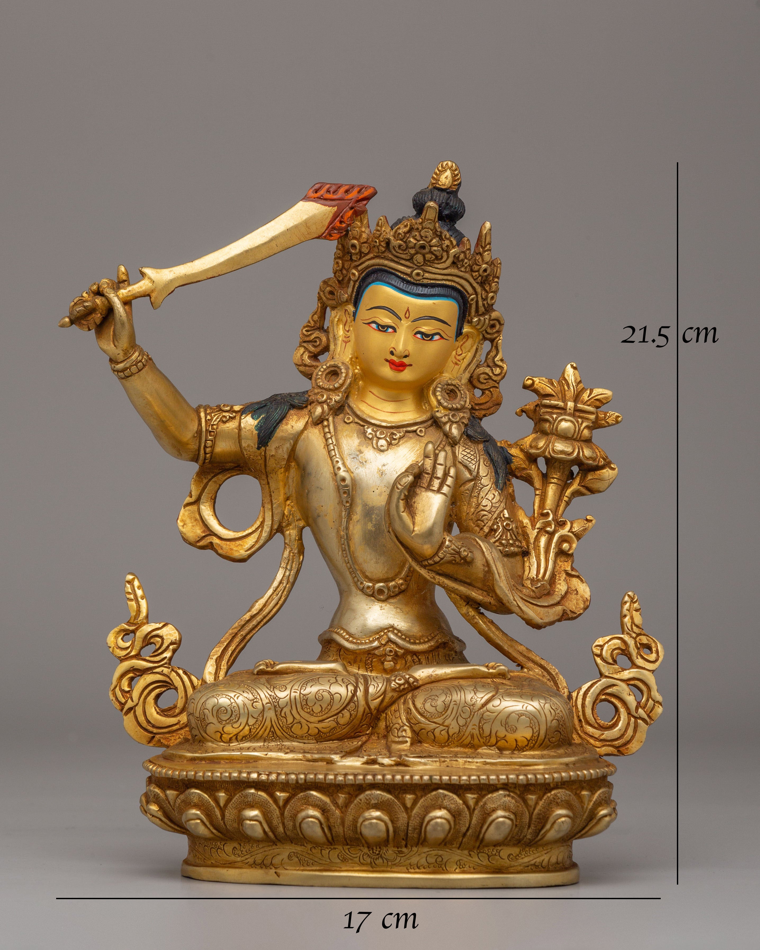 Divine Protection Manjushri Statue | A Symbol of Wisdom and Enlightenment
