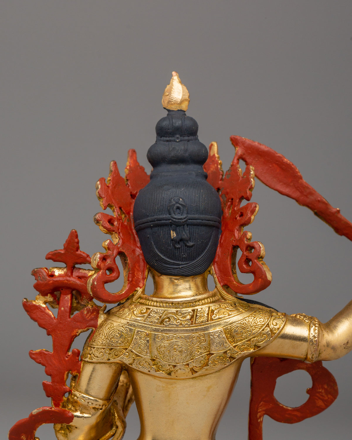 Handcrafted Manjushri Buddhist Statue | Bodhisattva of Wisdom