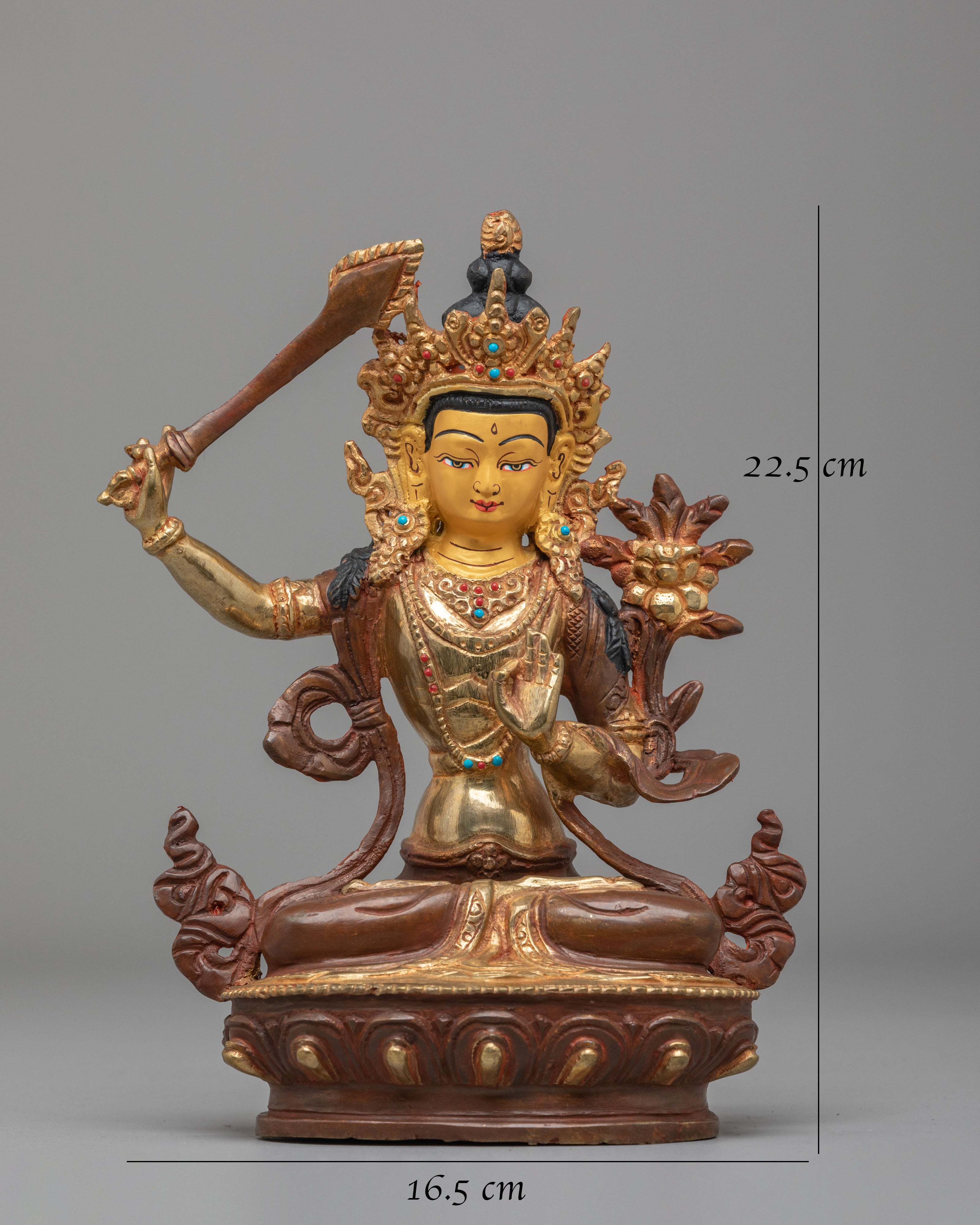 Spiritual Manjushri Figurine | Bodhisattva of Wisdom