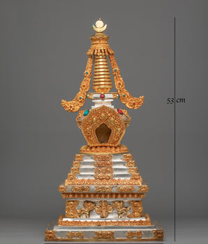 Tibetan Buddhist Stupa for Ritual | Buddhist Meditation Stupa
