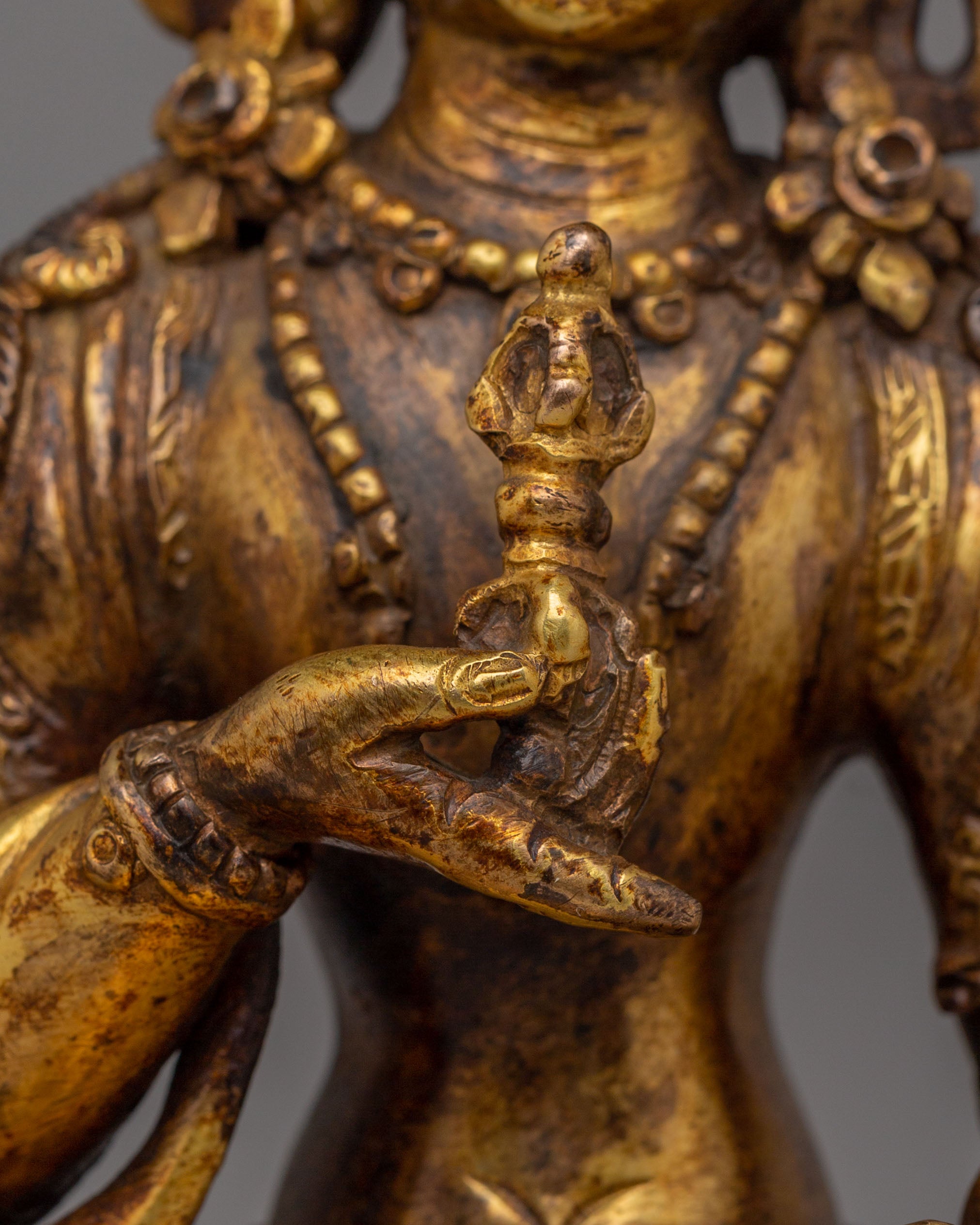 Handmade Vajrasattva Deity Statue | Symbol of Purification and Spiritual Transformation