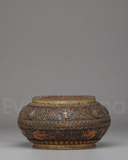 Handcrafted Tibetan Decorative Pot