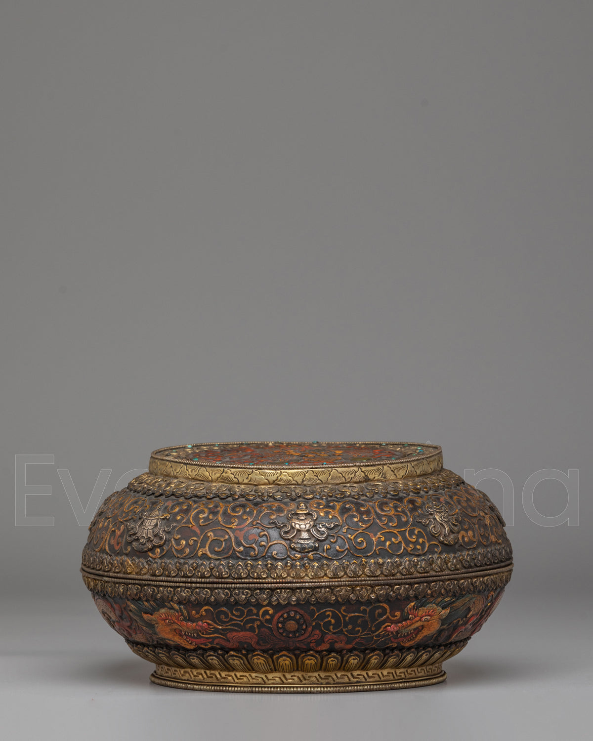 Handcrafted Tibetan Decorative Pot