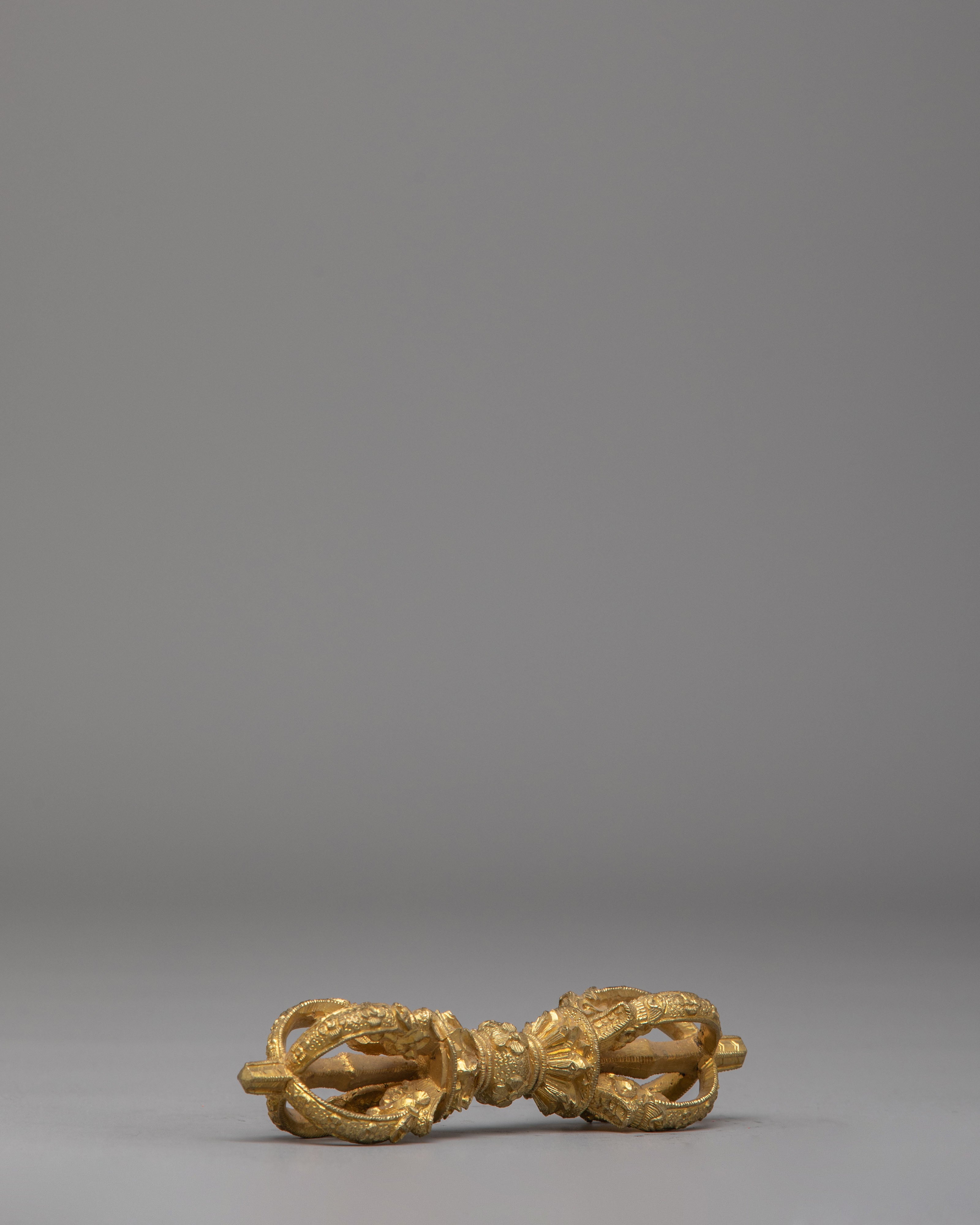 Buddhist Altar Vajra & Bell Set | Handcrafted Ritual Tools for Meditation