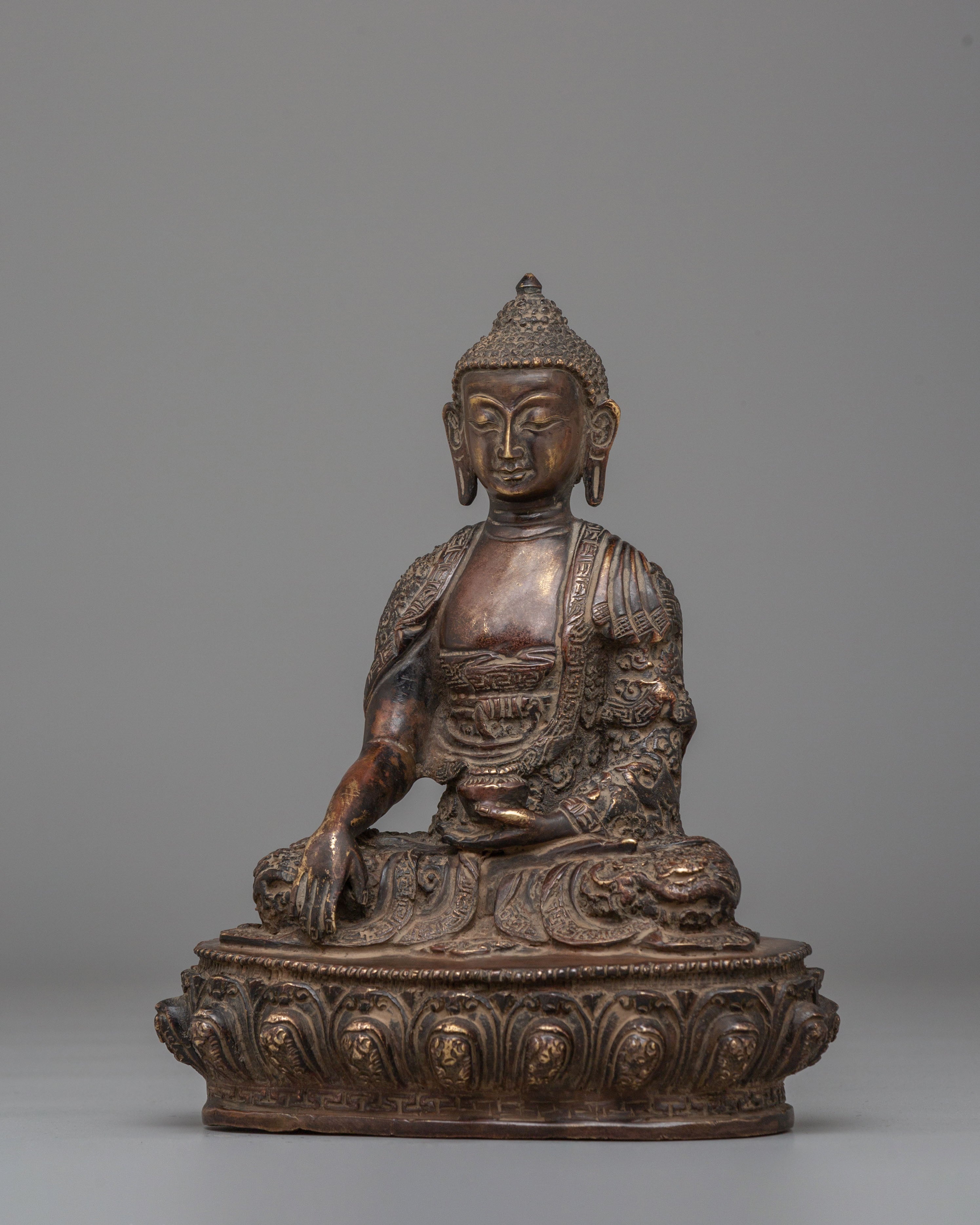 Handmade Tibetan Shakyamuni Buddha Statue | Himalayan Art