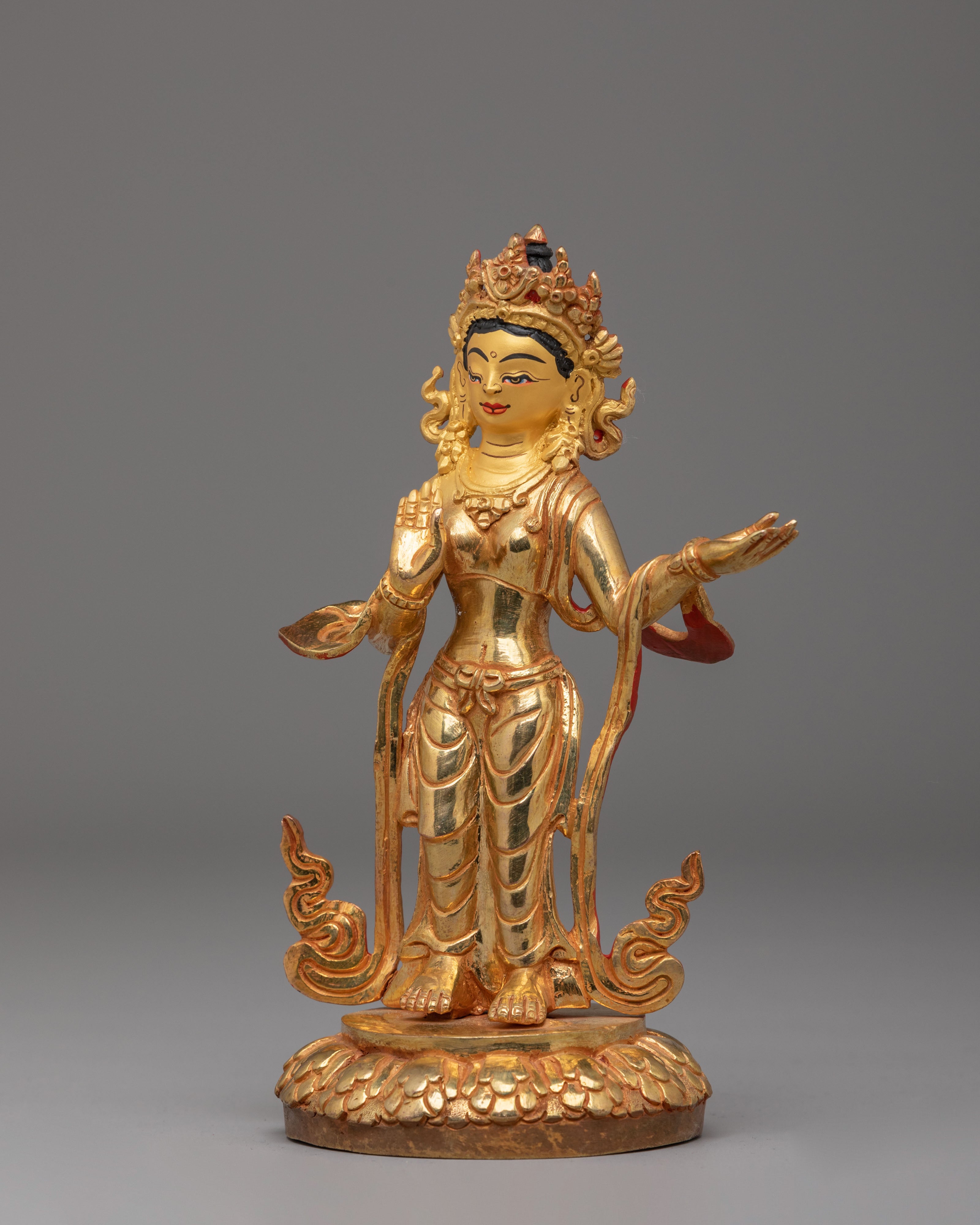 Mandarava Spiritual Statue | Sacred Tibetan Dakini Artwork