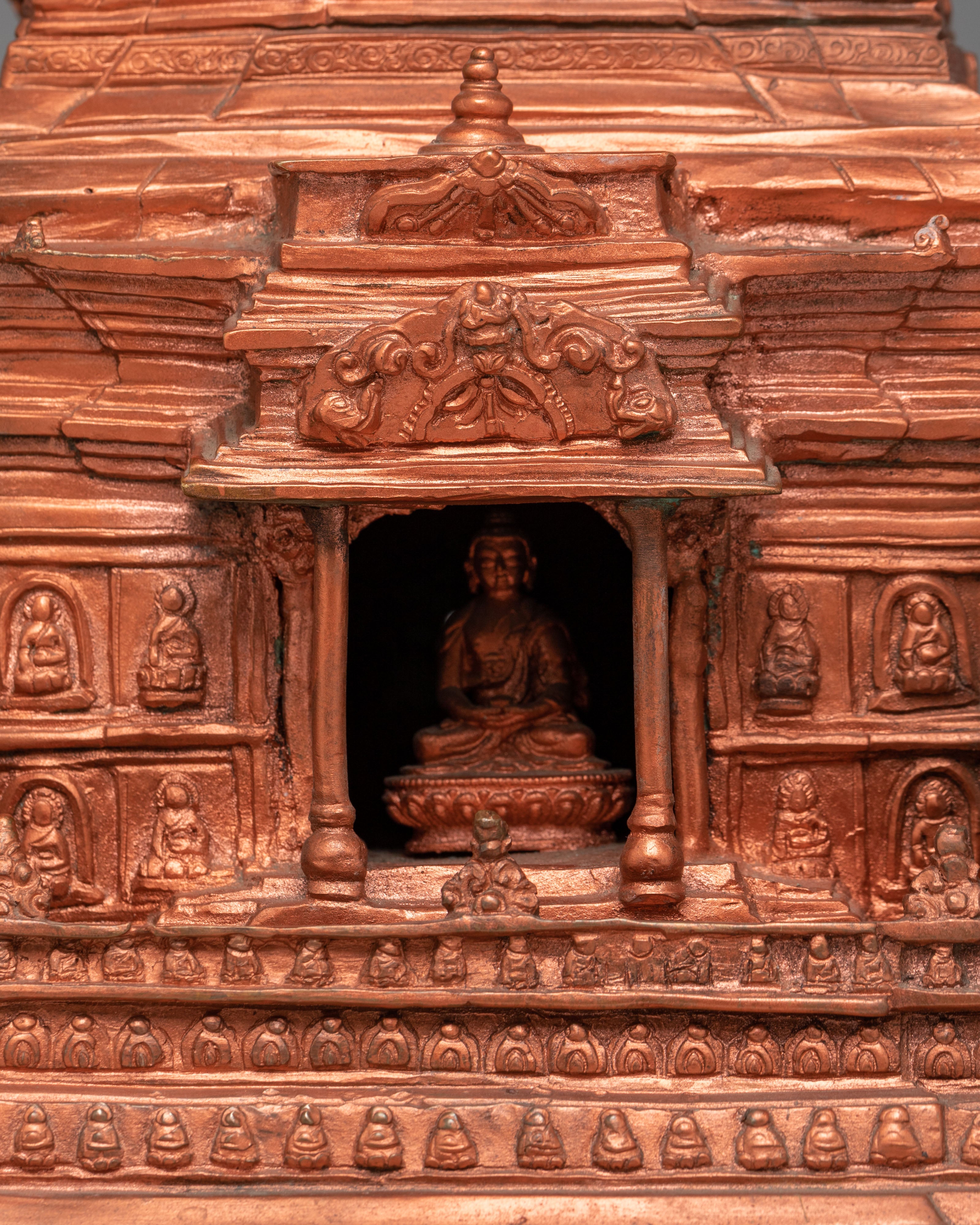 Handcrafted Mahabuddha Temple Sculpture | Symbol of Enlightenment