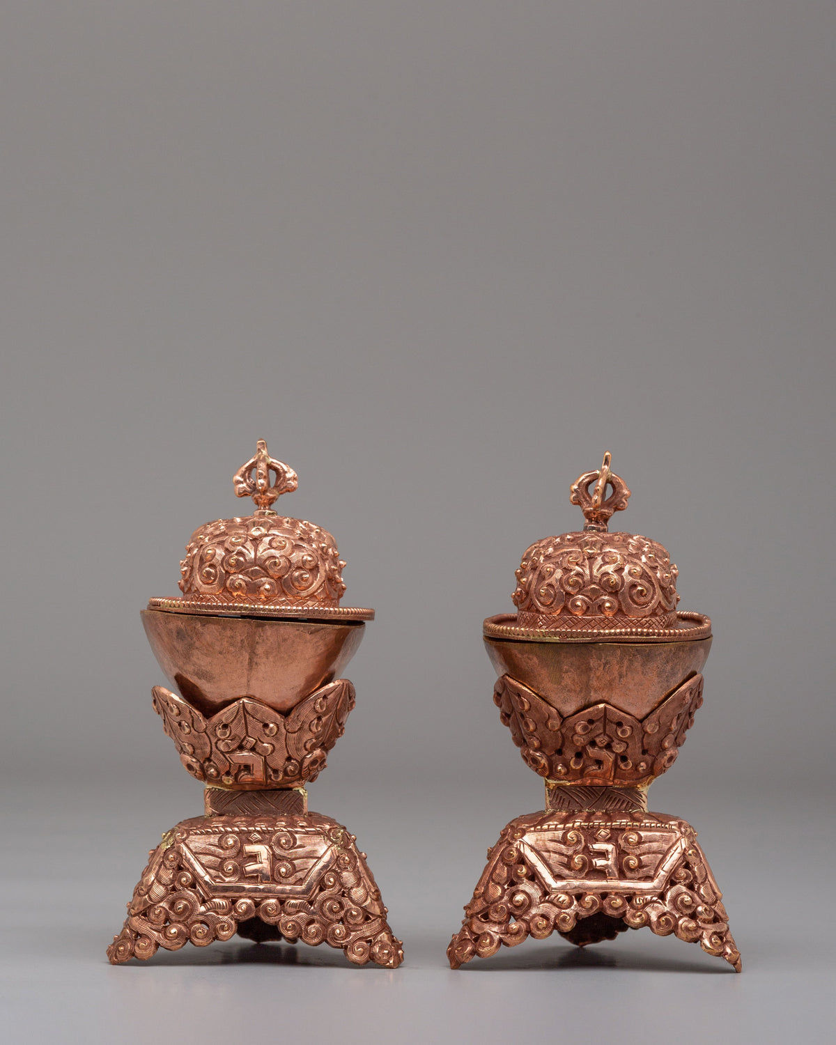 Traditional Skull Cup Set | Ritual Tool for Tantric Practices