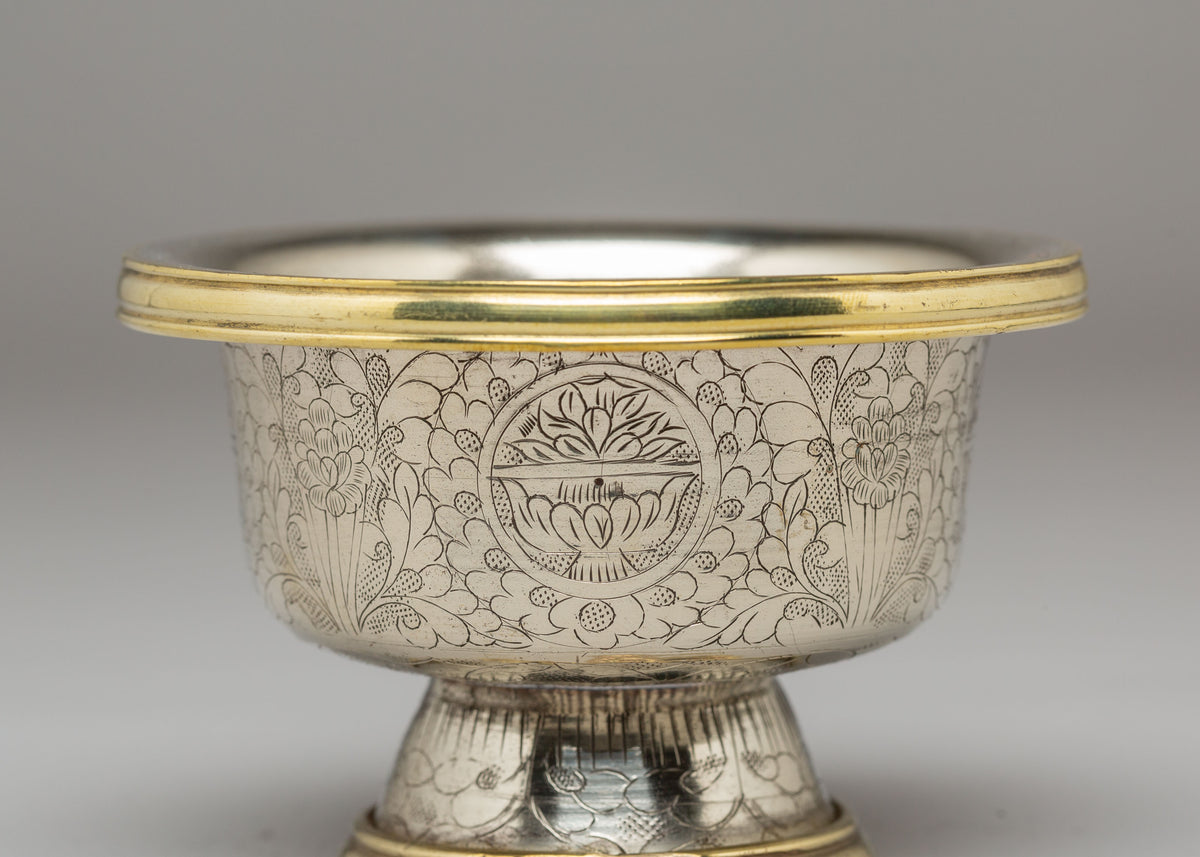 Seven Water Offering Bowls Set | Sacred Ritual Ceremonies