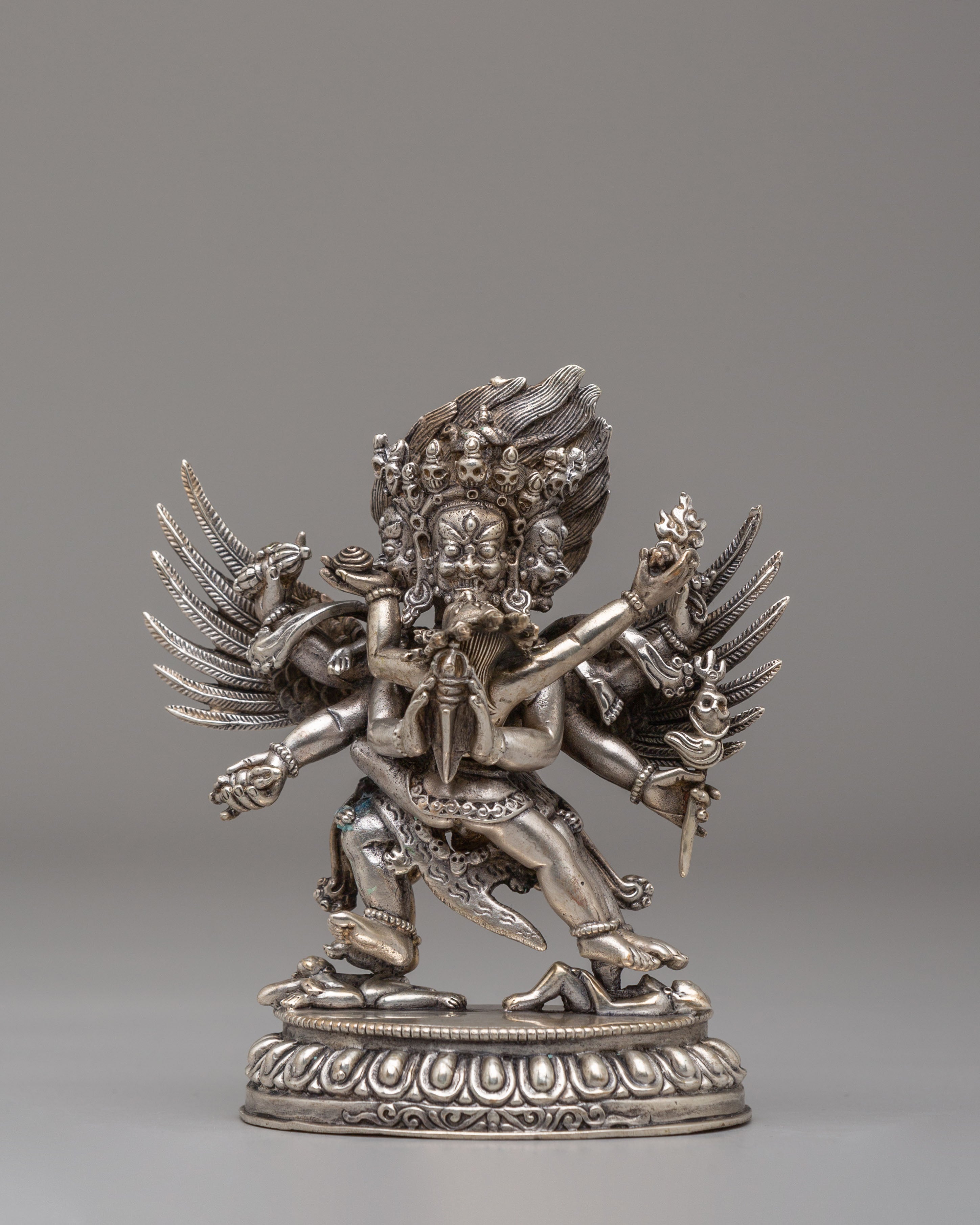 Sacred Himalayan Vajrakilaya Statue | Buddhist Tantric Deity