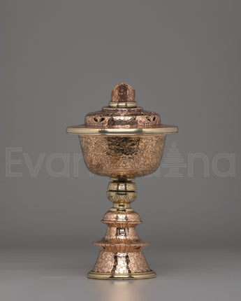 Handmade Altar Butter Lamp