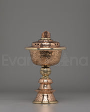 Handmade Altar Butter Lamp