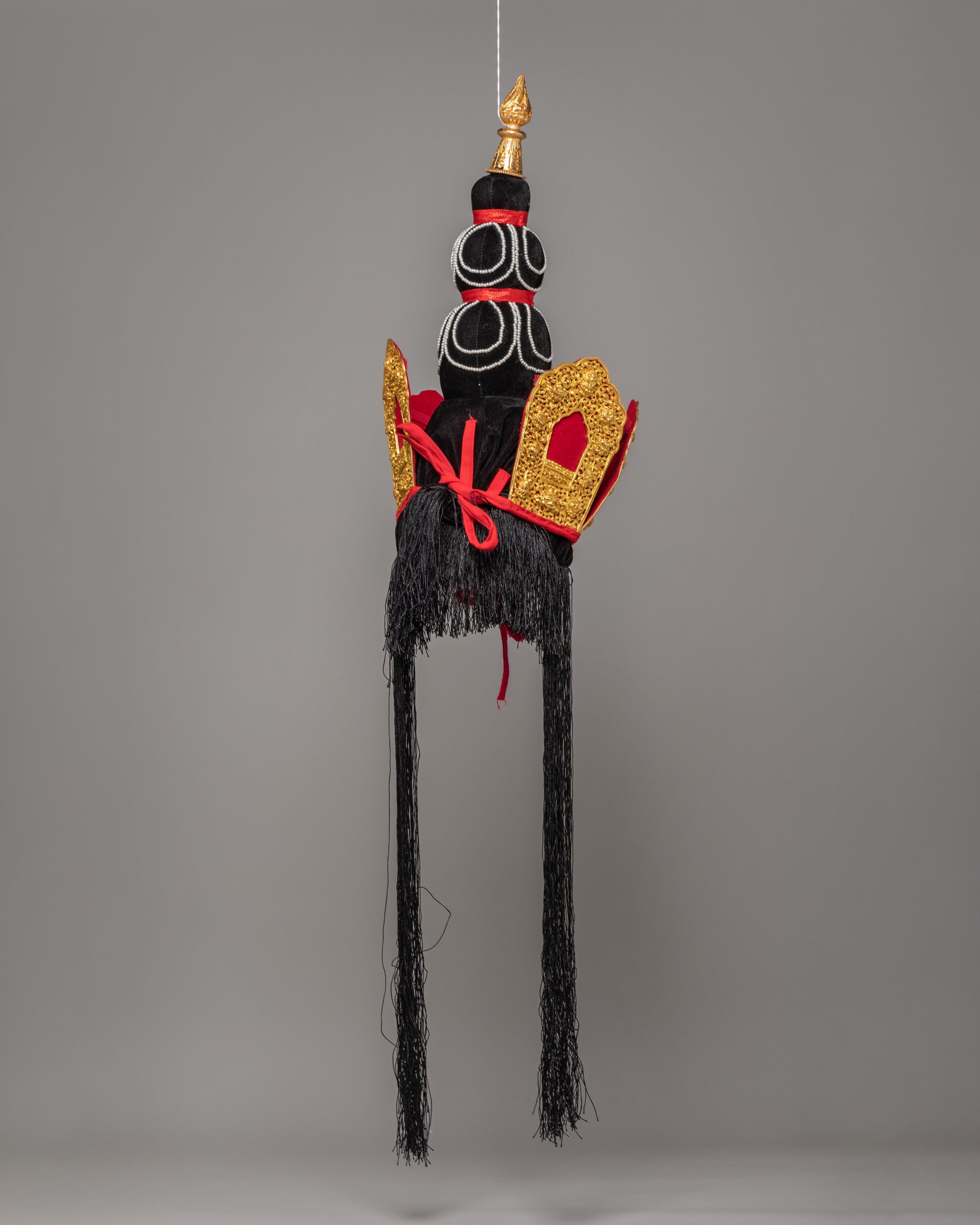 Sacred Buddhist Ceremonial Crown | Ritual Headwear for Meditation Devotion