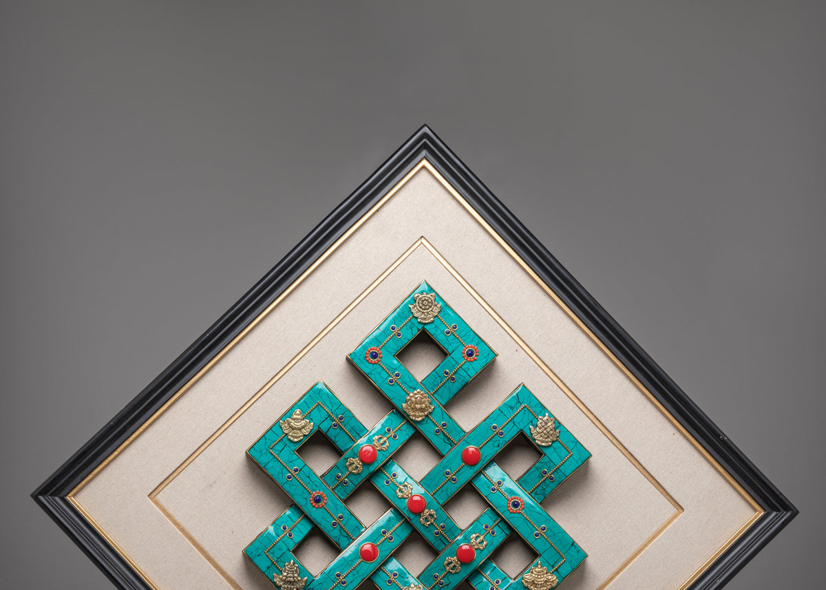 Handmade Endless Knot Wall Hanging | Spiritual Home Decor