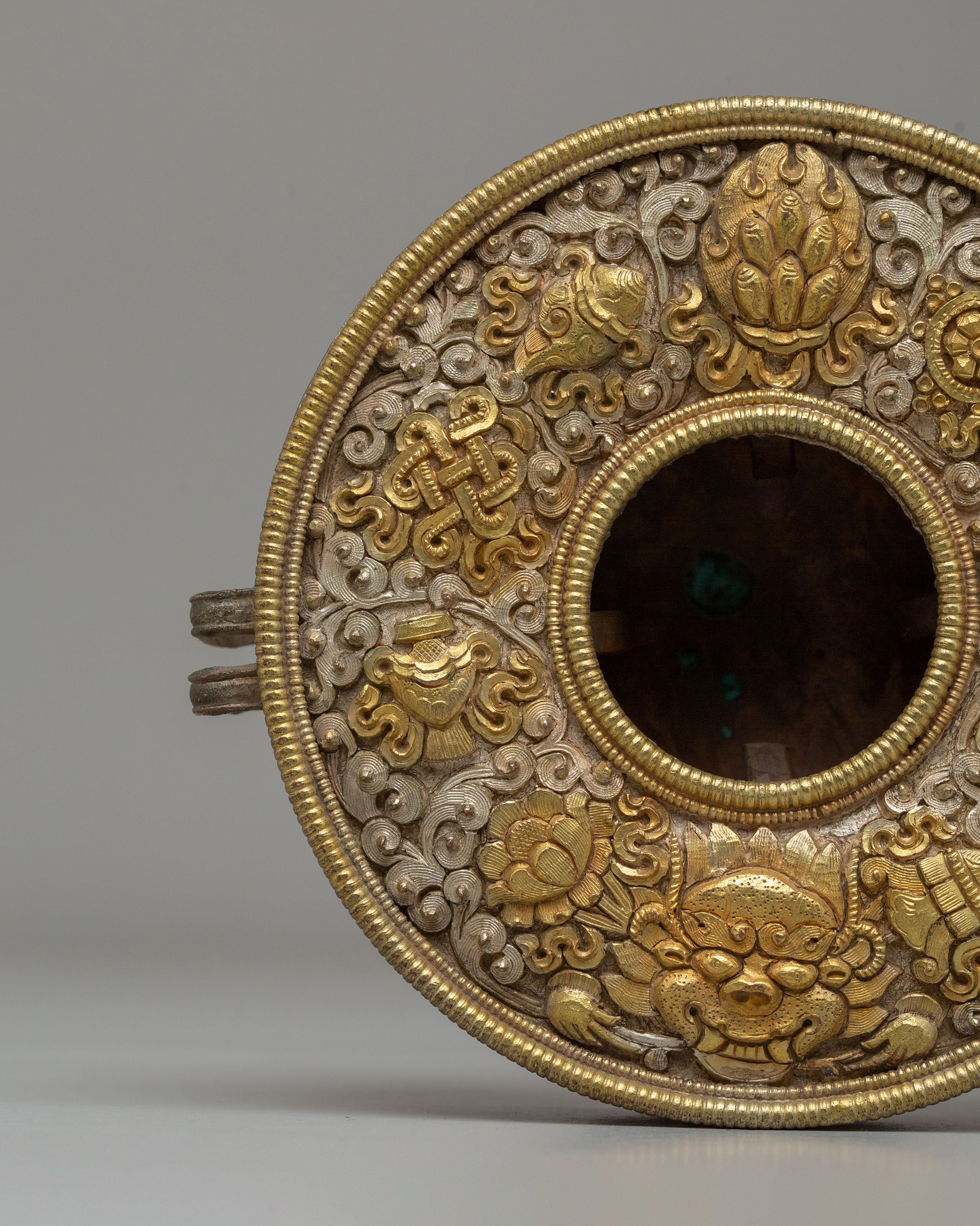 Traditional Tibetan Buddhist Ghau Box | Sacred Prayer Amulet