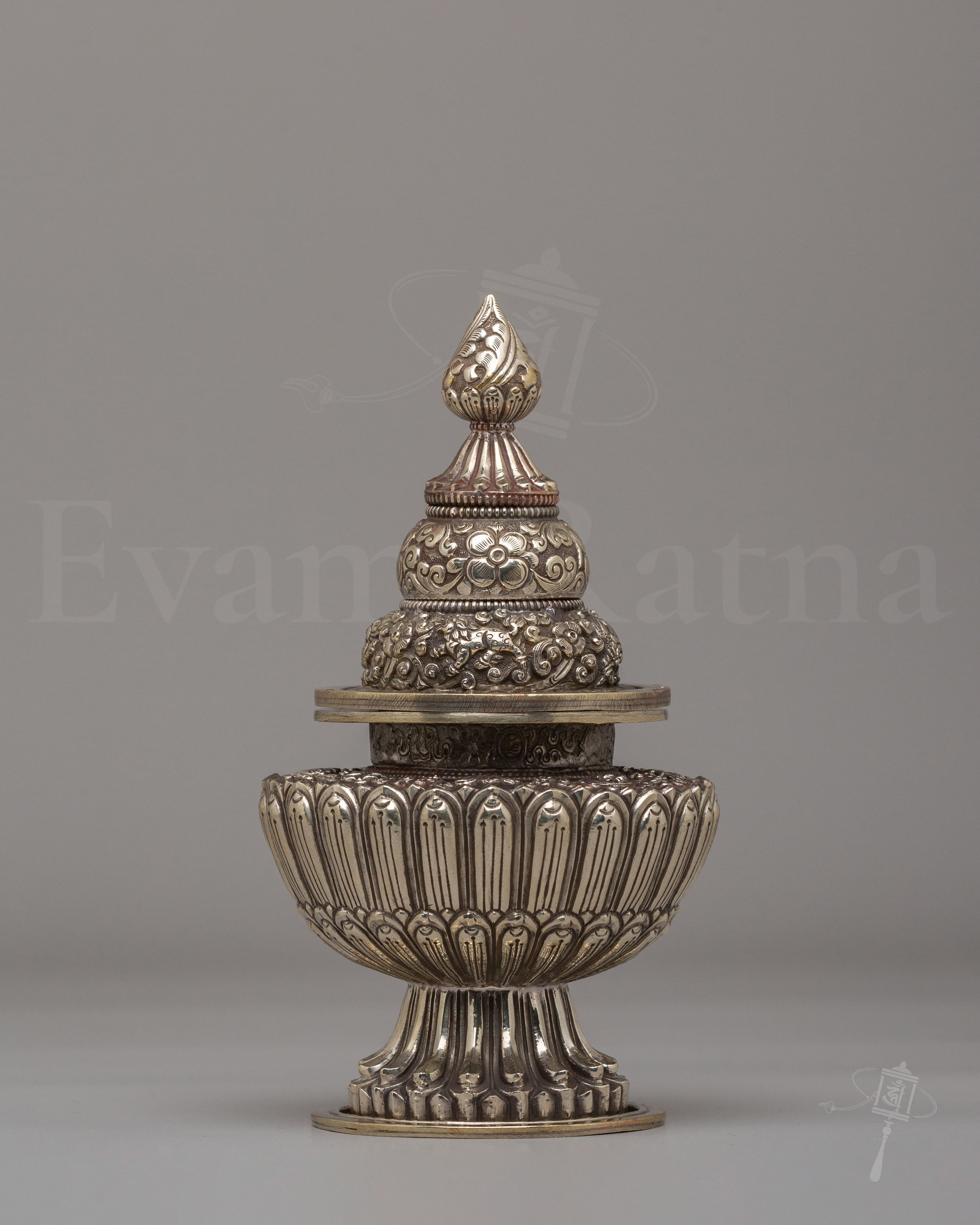 Sacred Buddhist Offerring Rice Pot