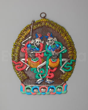 Citipati Dharmapala Wall Hanging
