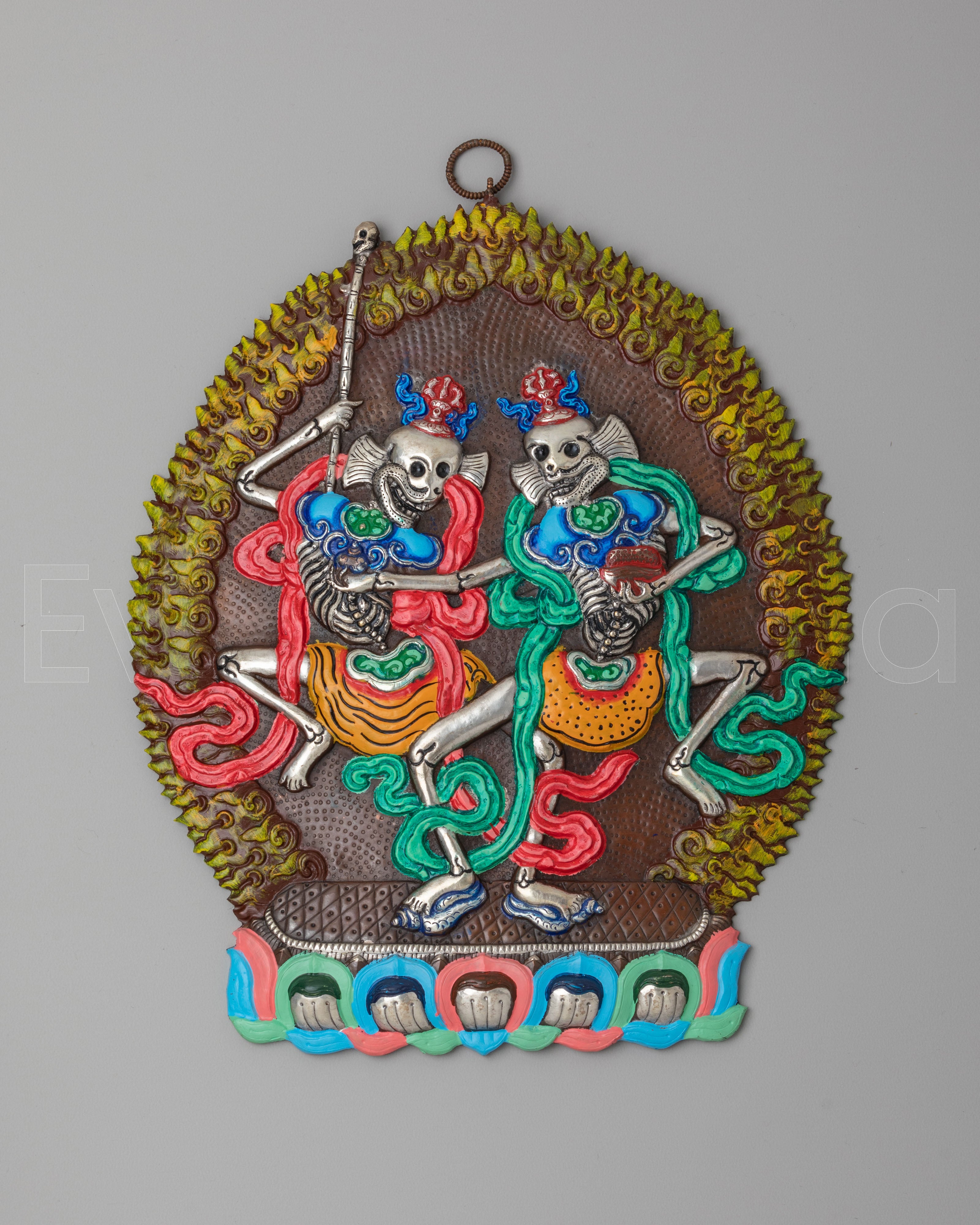 Citipati Dharmapala Wall Hanging
