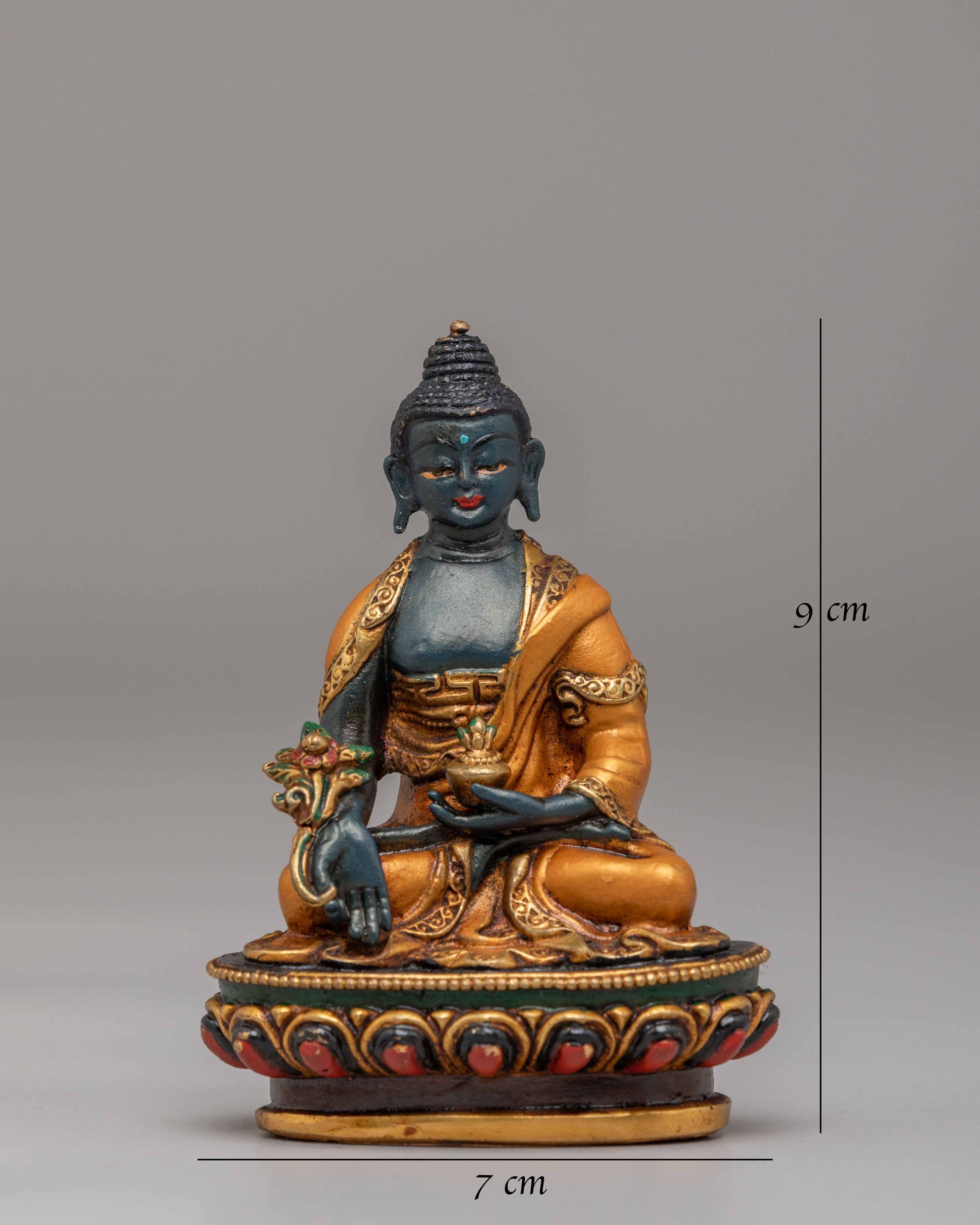 Ceremonial Medicine Buddha Statue | Spiritual Decor