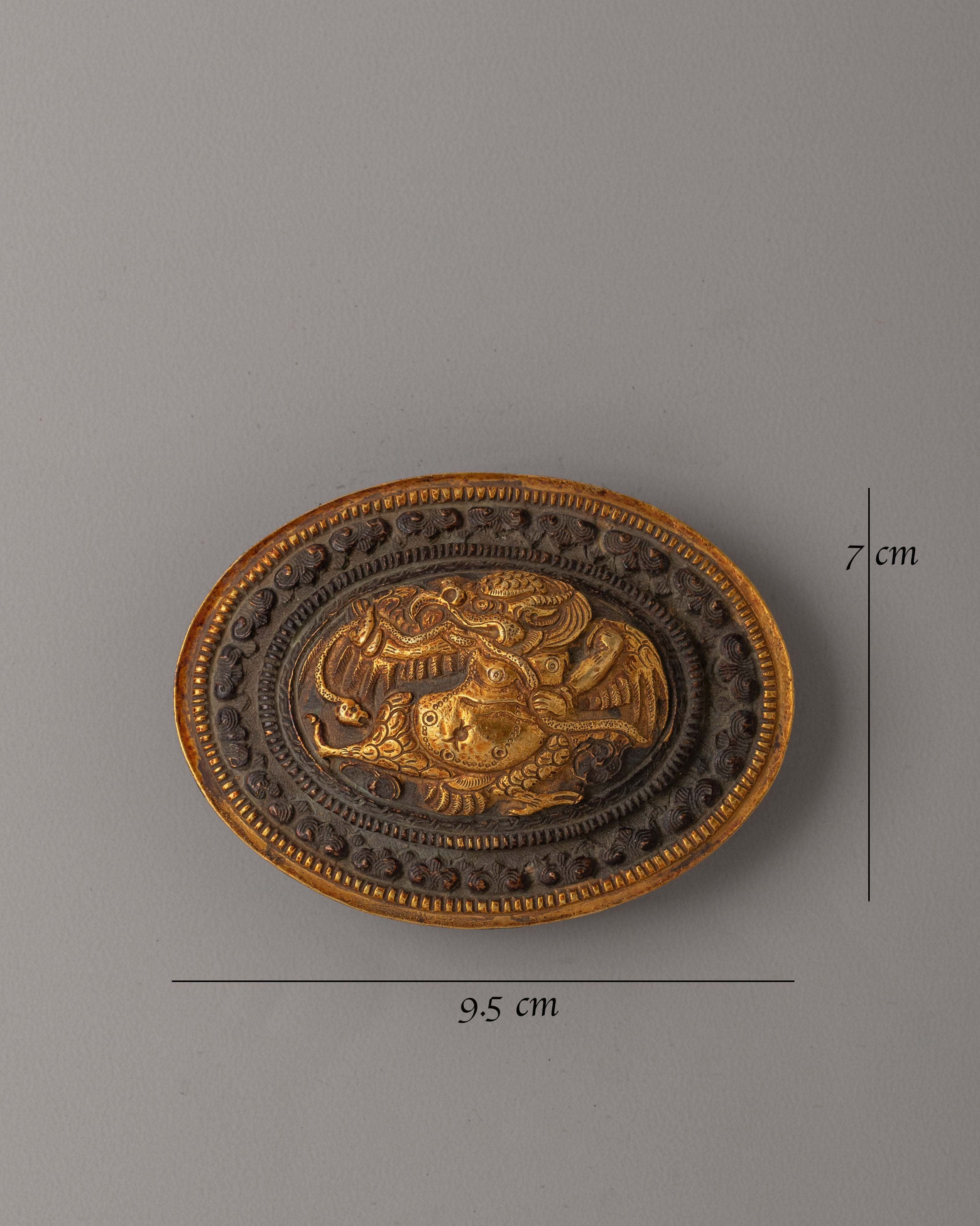 Garuda Belt Buckle | Copper Gold Plated Accessory
