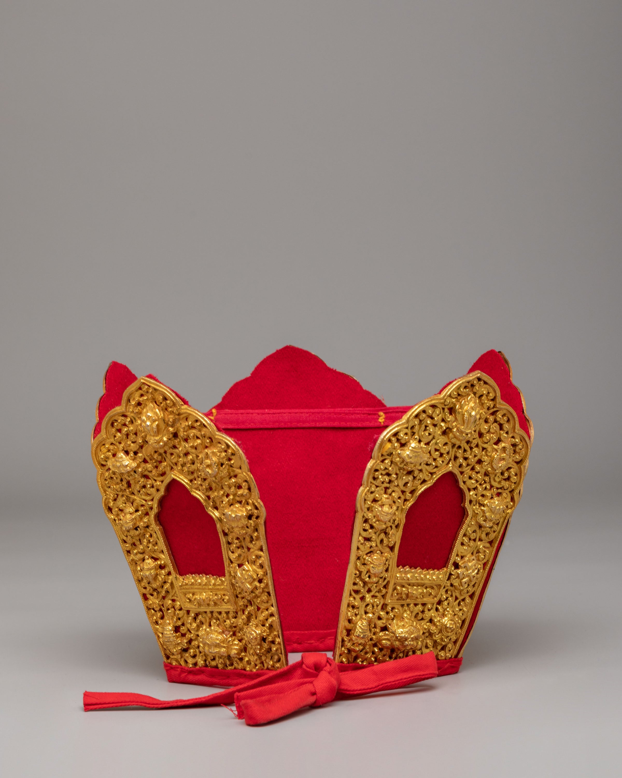 Sacred Buddhist Ceremonial Crown | Ritual Headwear for Meditation Devotion