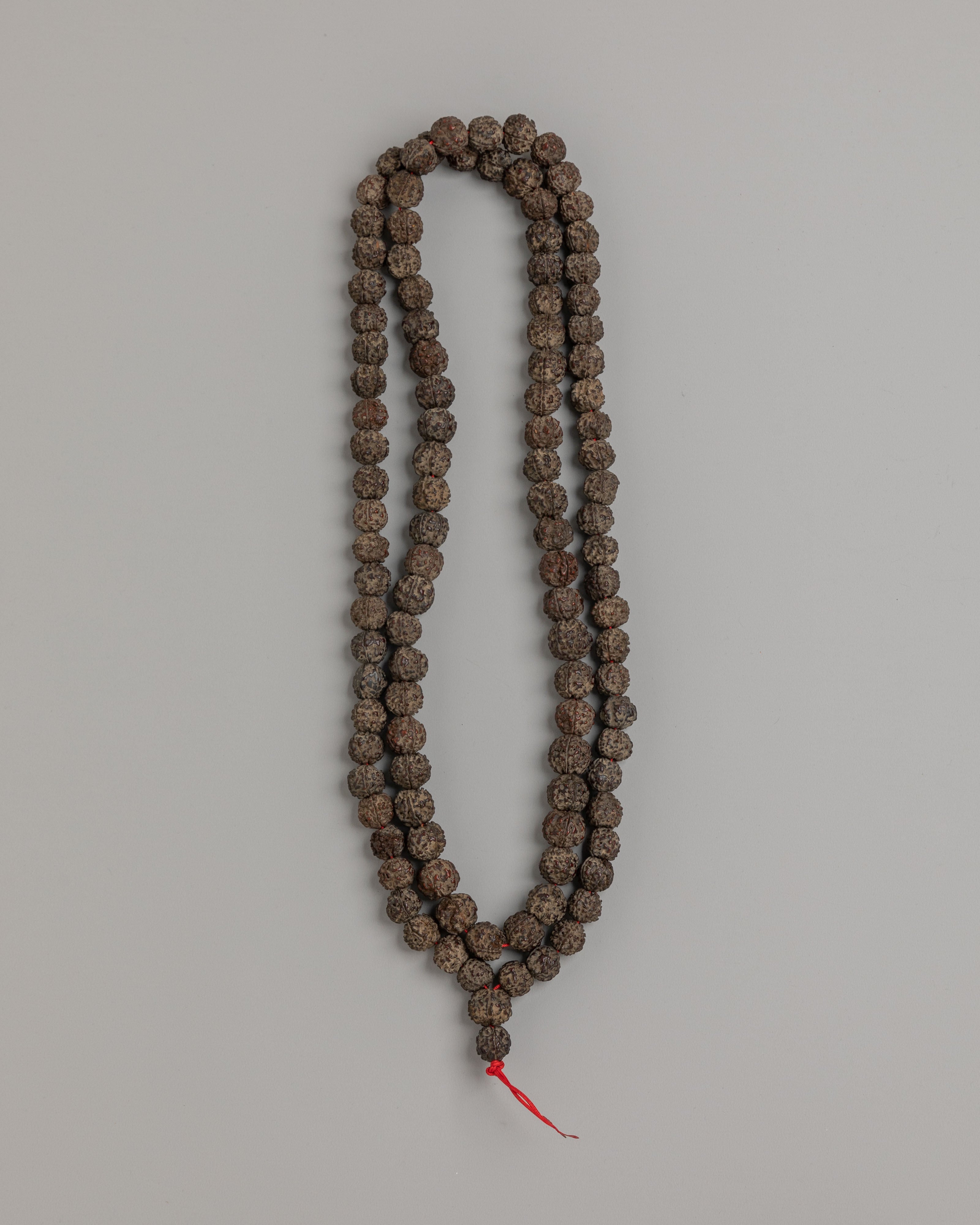Rudraksha Prayer Beads Mala | Spiritual Meditation Tool