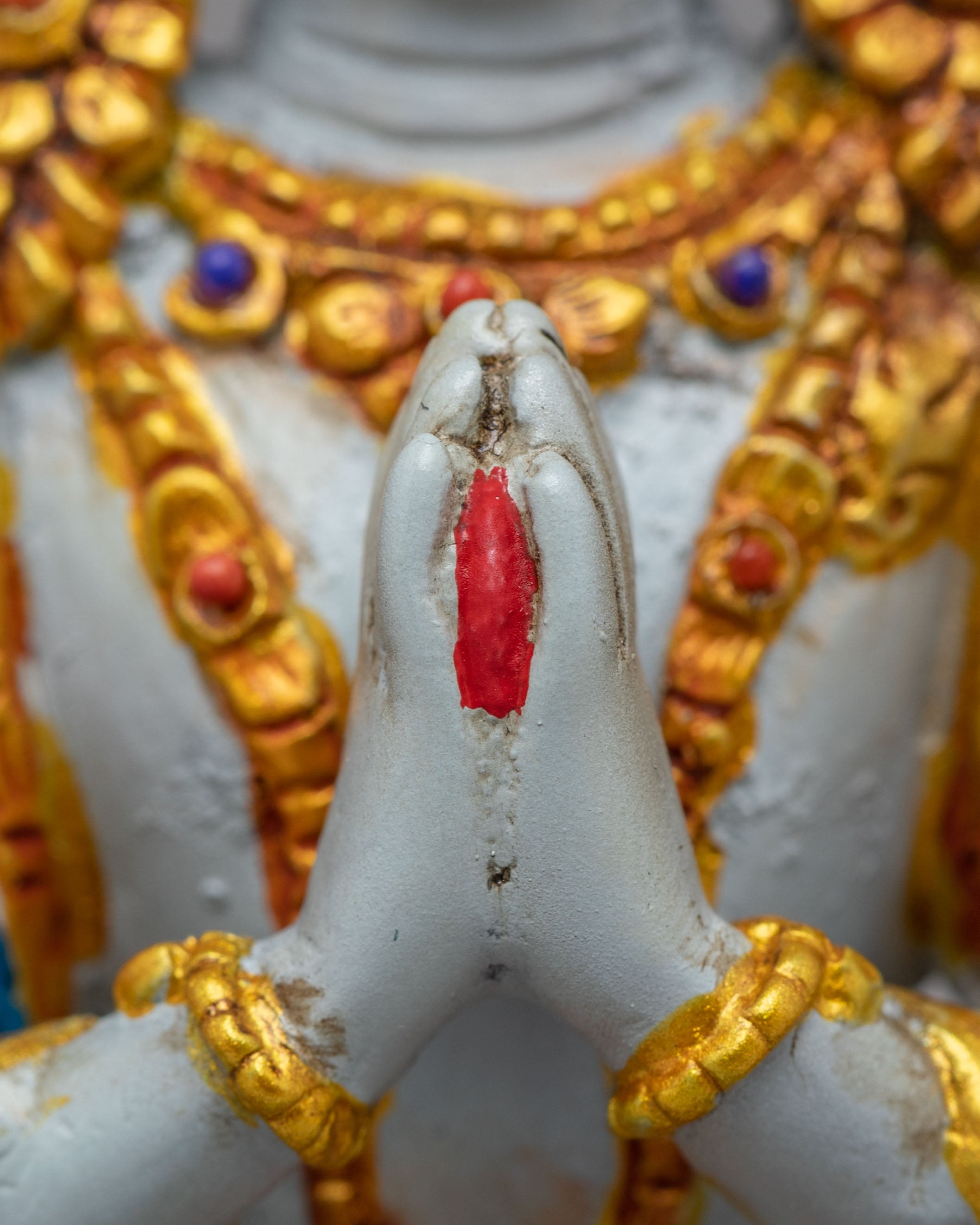 Sacred Chenrezig Meditation Statue | Tibetan Bodhisattva of Compassion