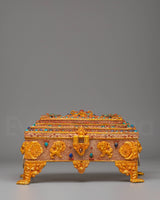 Electro Gold Plated Copper Treasure Box