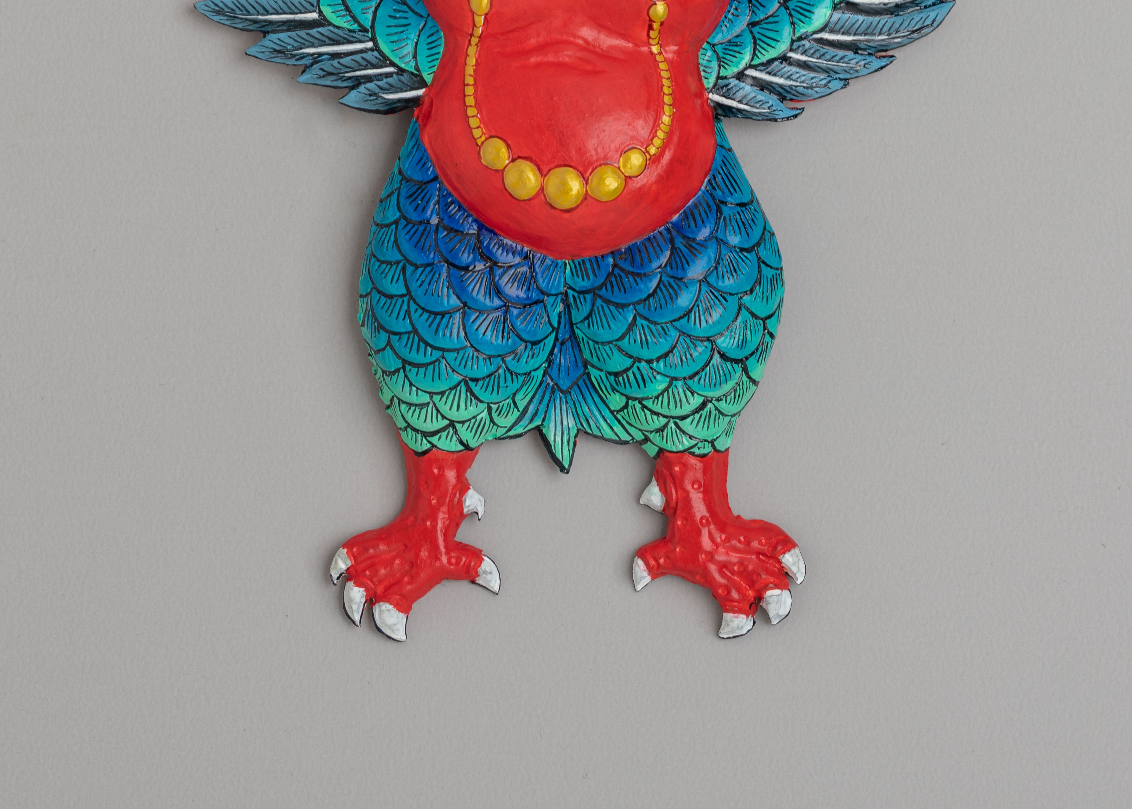 Buddhist Garuda Wall Hanging | Handcrafted Protector Wall Decor