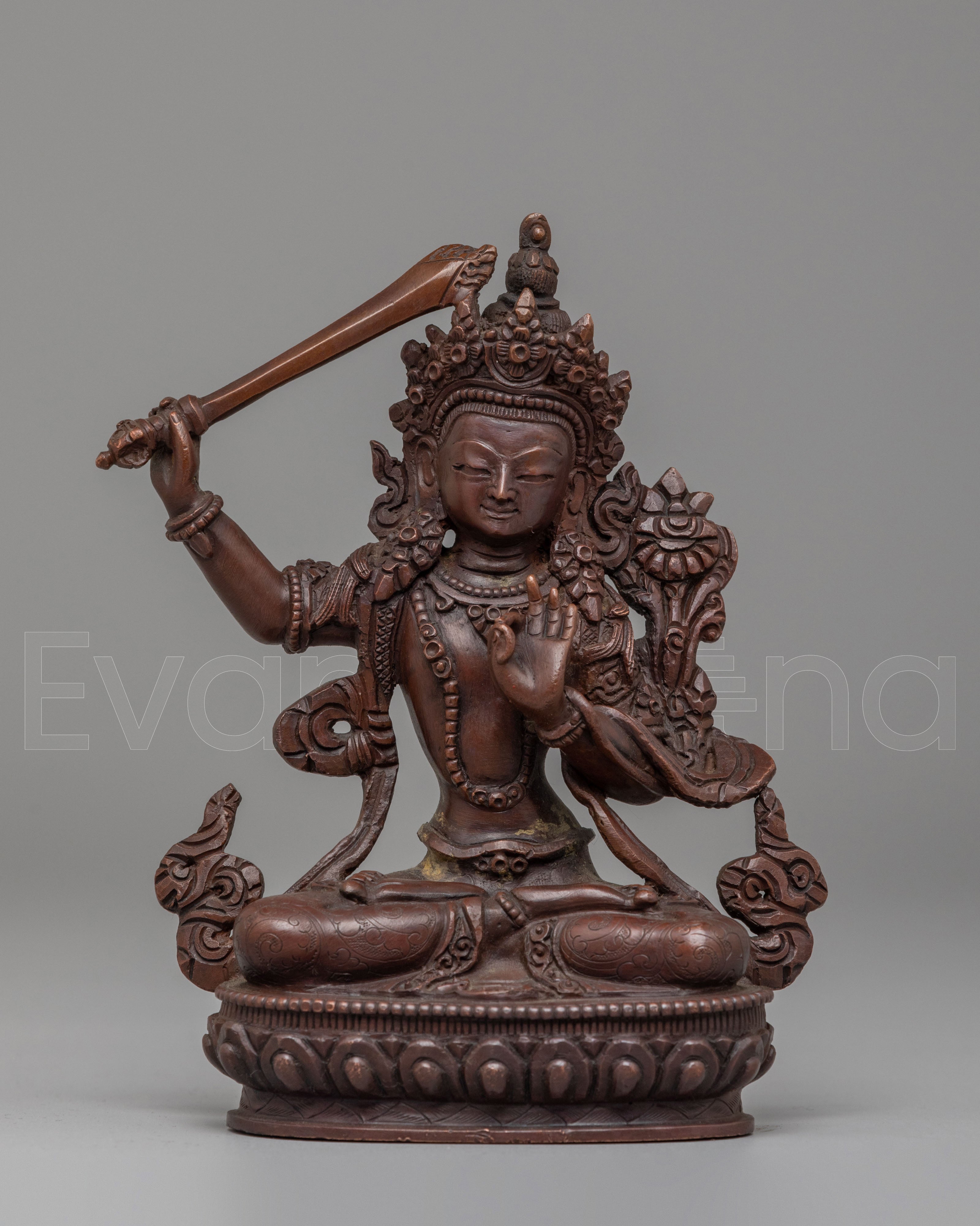 Himalayan Manjushri Wisdom Deity Statue