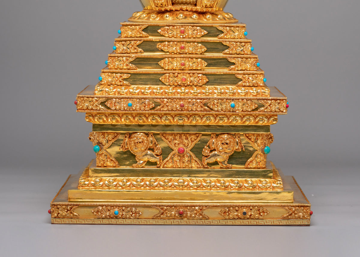 Himalayan Buddhist Enlightenment Chorten | Sacred Spiritual Symbol