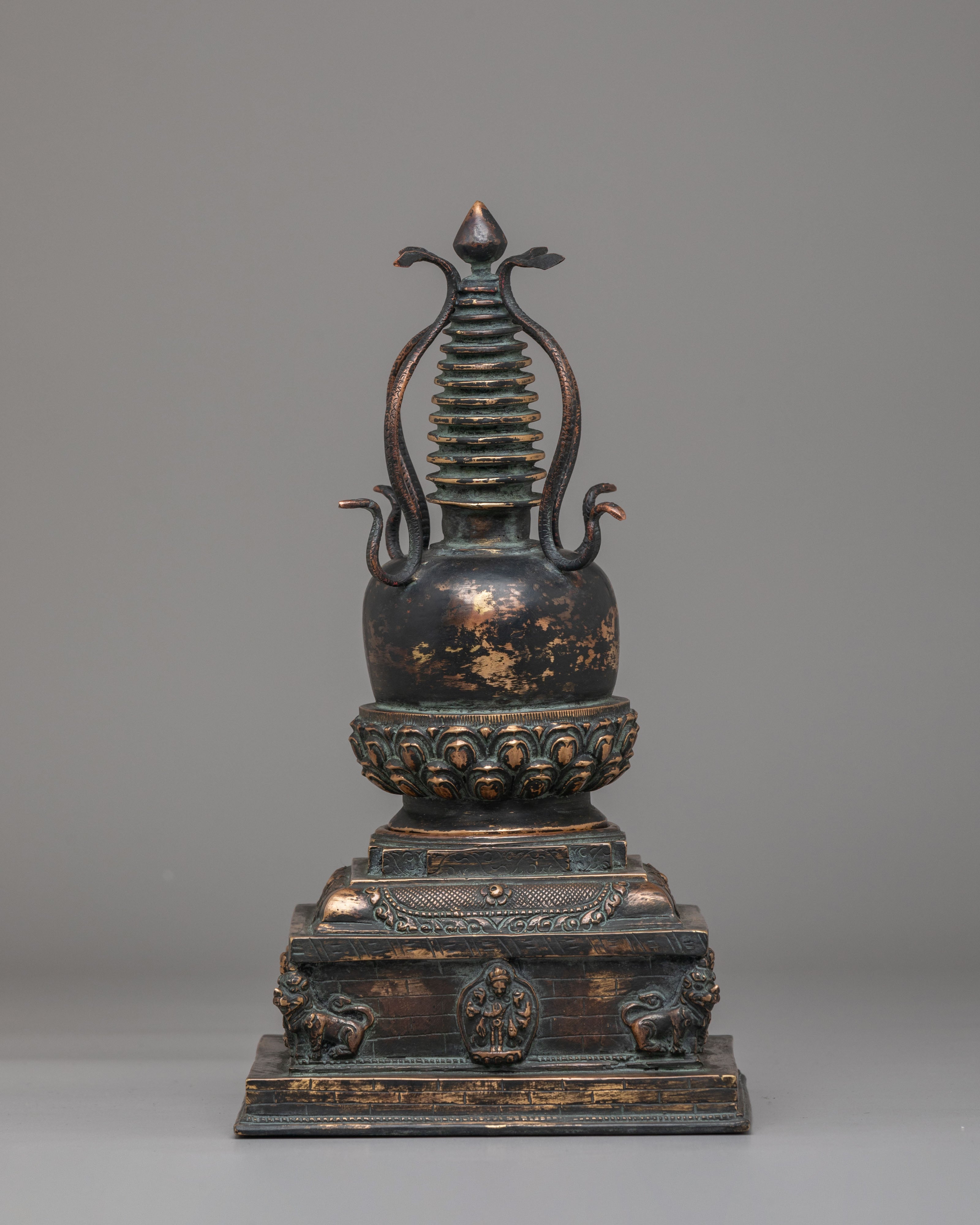 Dharmadhatu Buddhist Stupa Set | Sacred Offering Stupas