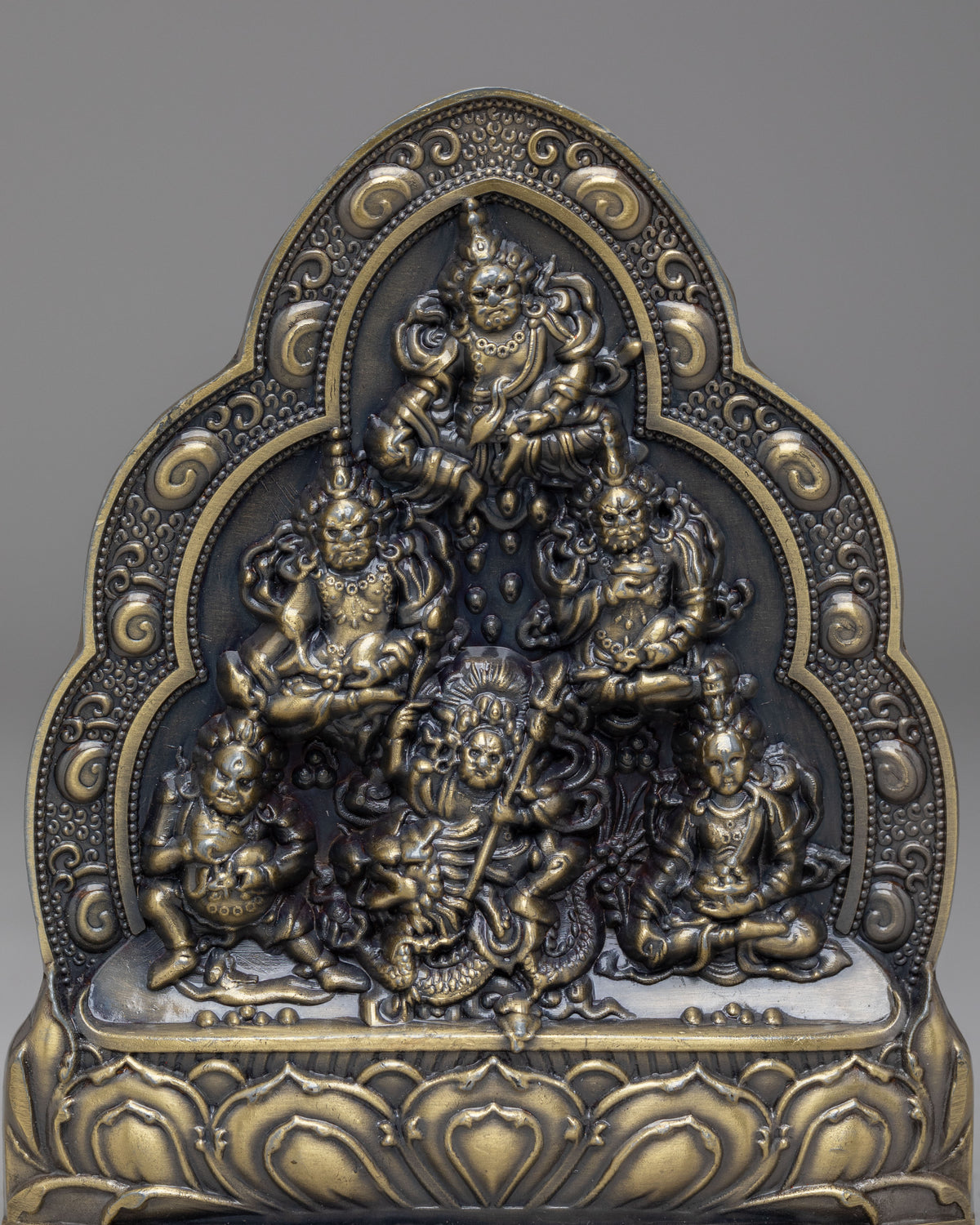 Six Dzambhala Set Sculpture | Six Dzambhala Deity Figurine