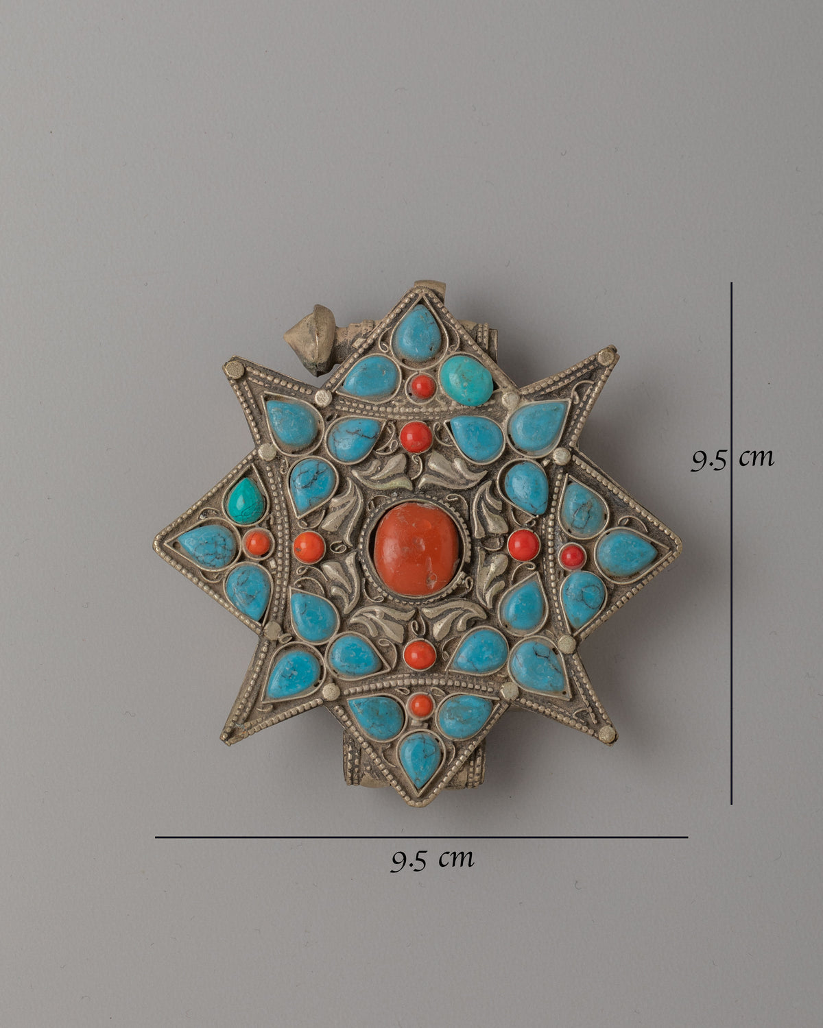 Himalayan Buddhist Pendant | Tibetan Ghau Box Locket