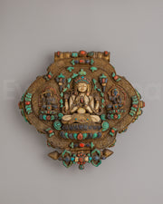 Chenrezig Tibetan Ghau Box Locket