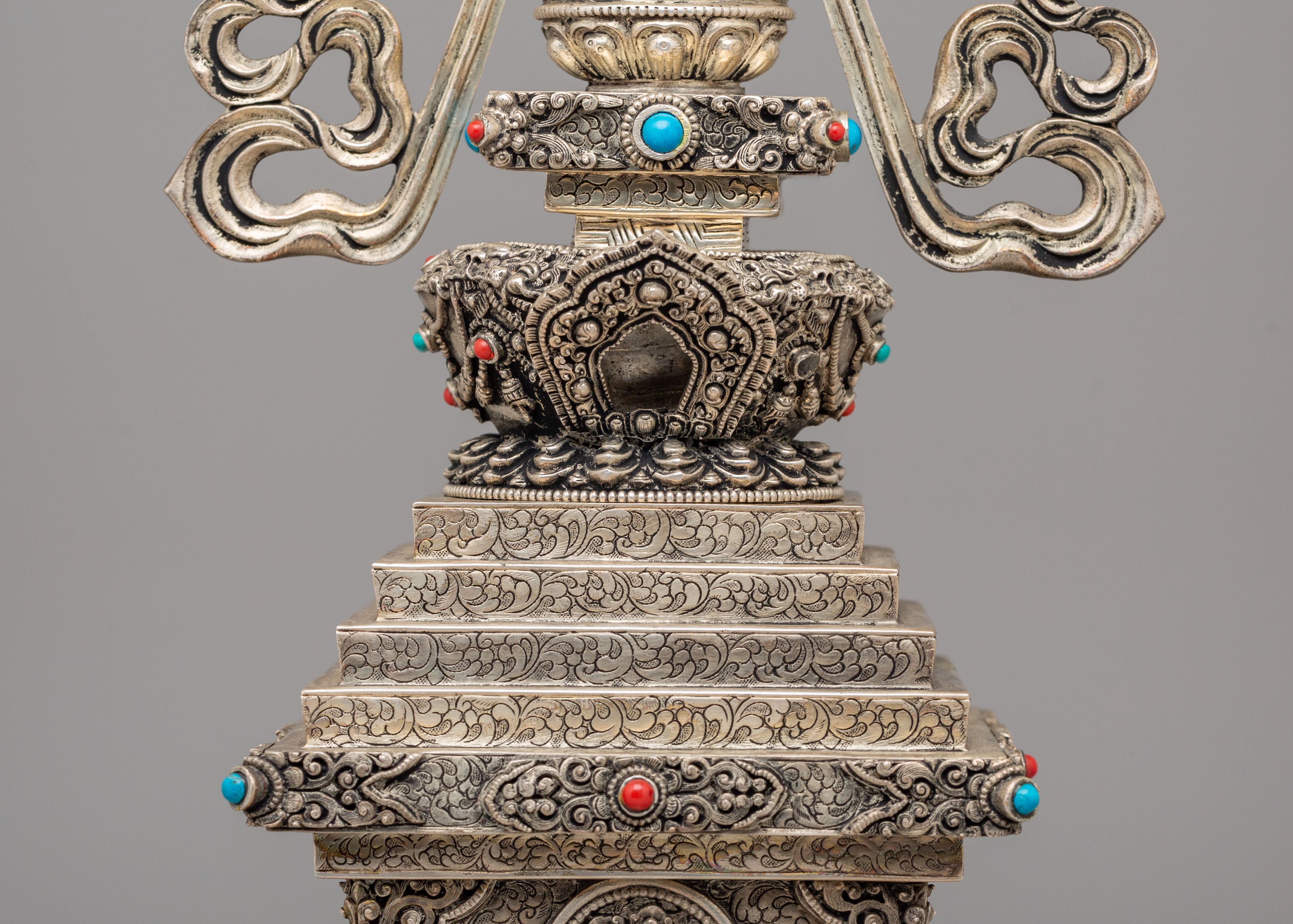 Sacred Buddhist Jangchub Stupa | Gemstone Buddhist Shrine