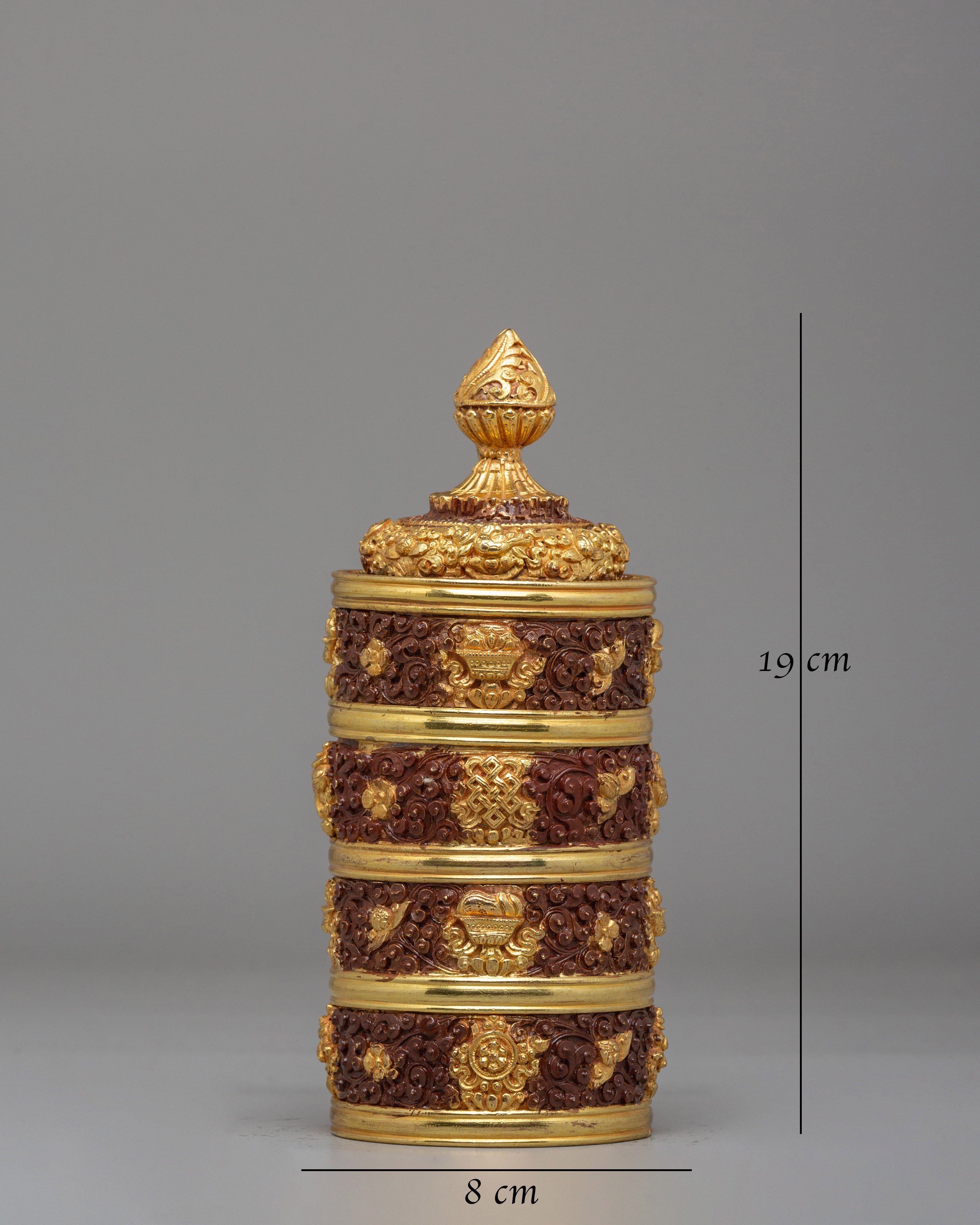 Rice Pot For Buddhist Ritual Offerings | Sacred Ceremonial Offering Vessel