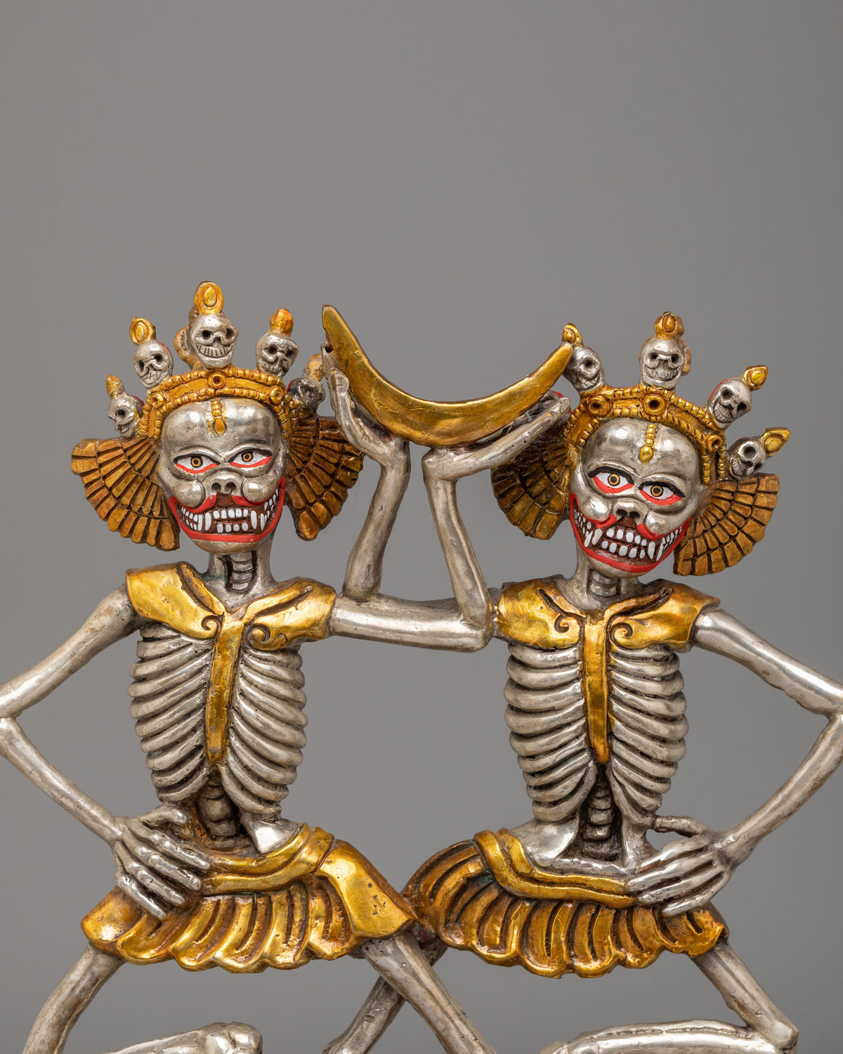 Himalayan Chitipati Sculpture | Guardians of Impermanence and Transformation