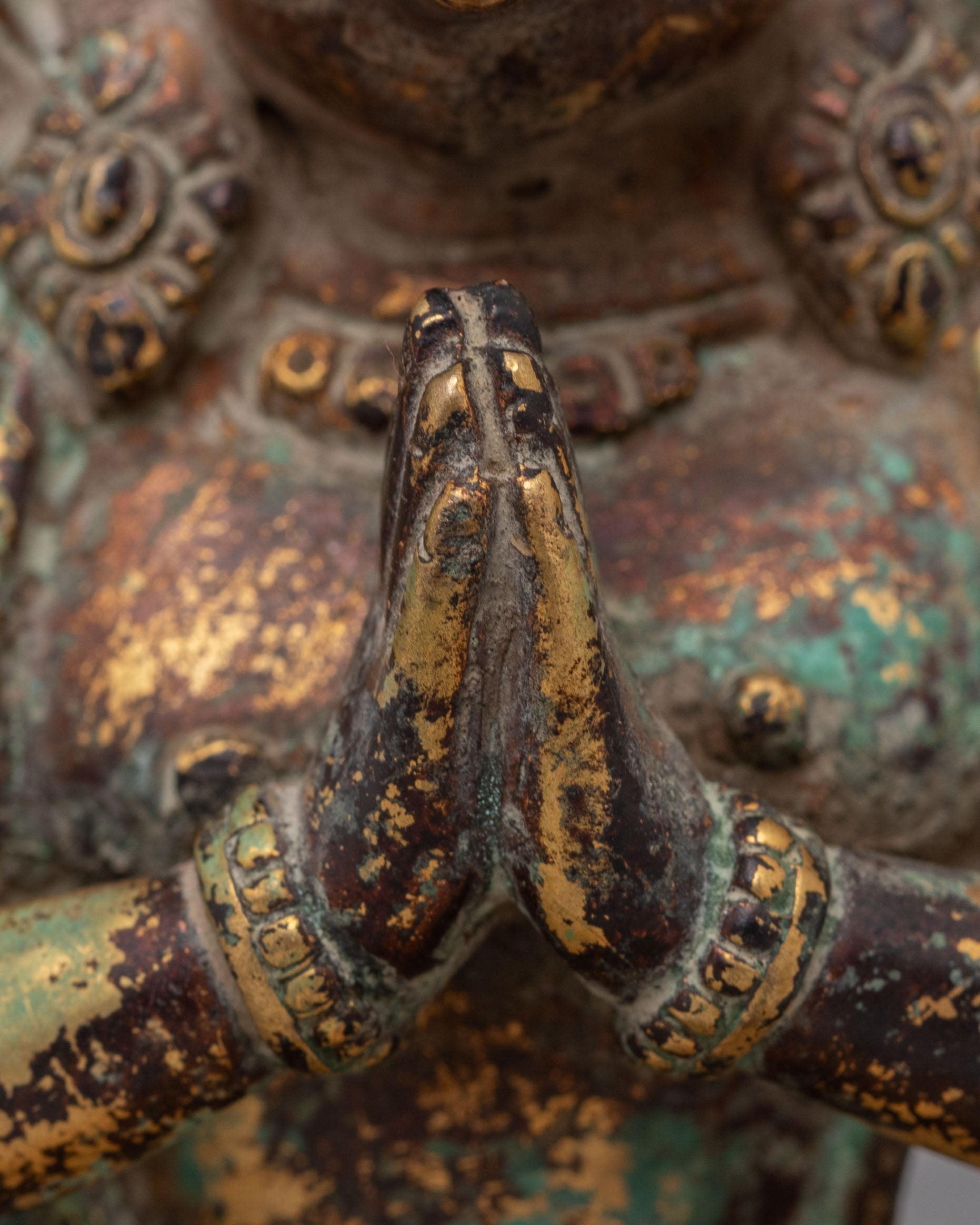 Mythical Garuda Sculpture for Altar | Himalayan Artwork