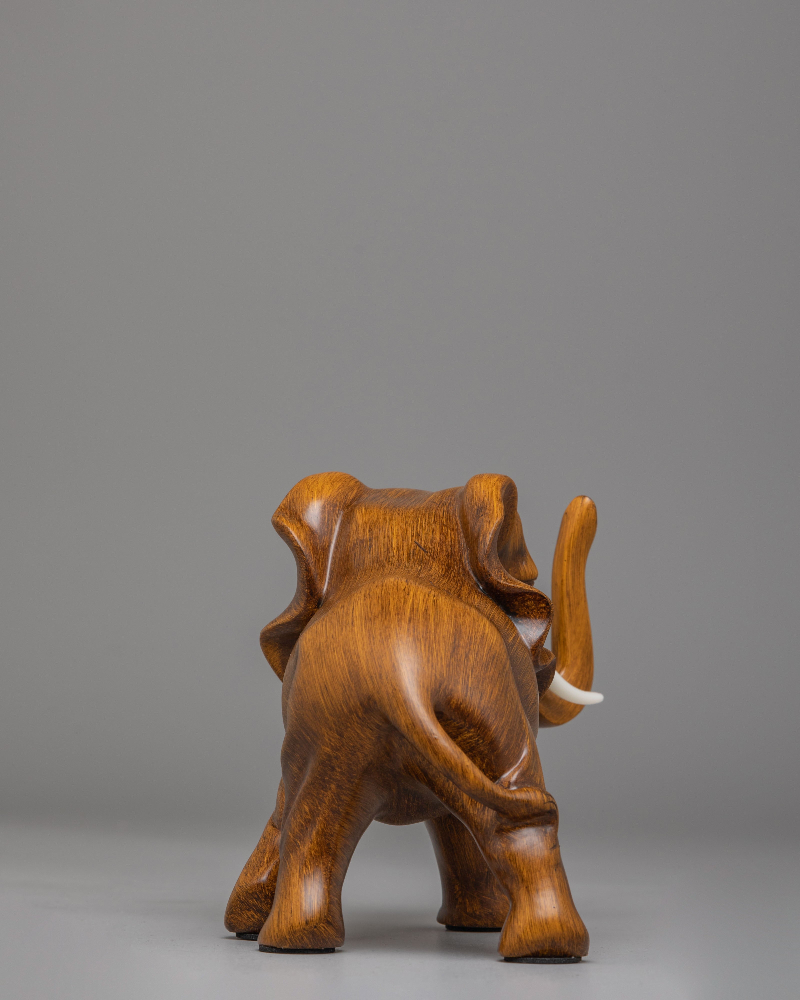 Decorative Himalayan Elephant Statue | Handcrafted Wooden Elephant Sculpture