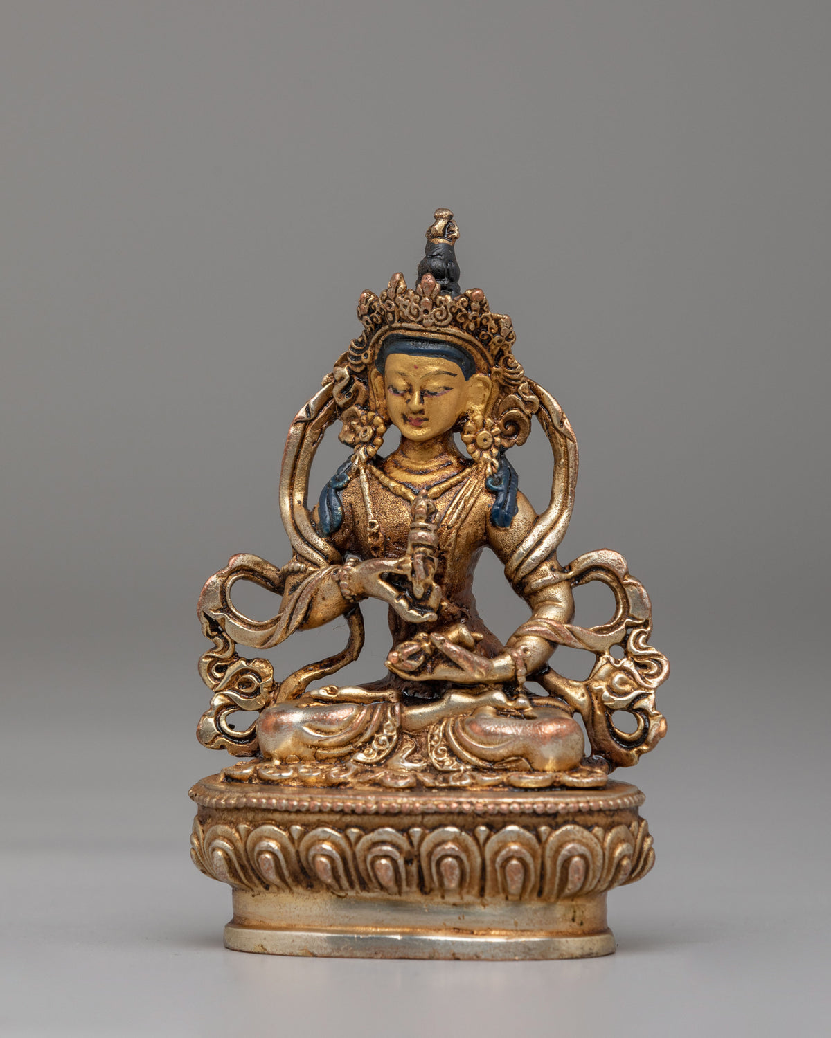 Vajrasattva Buddha of Purification Statue | Spiritual Tibetan Artwork