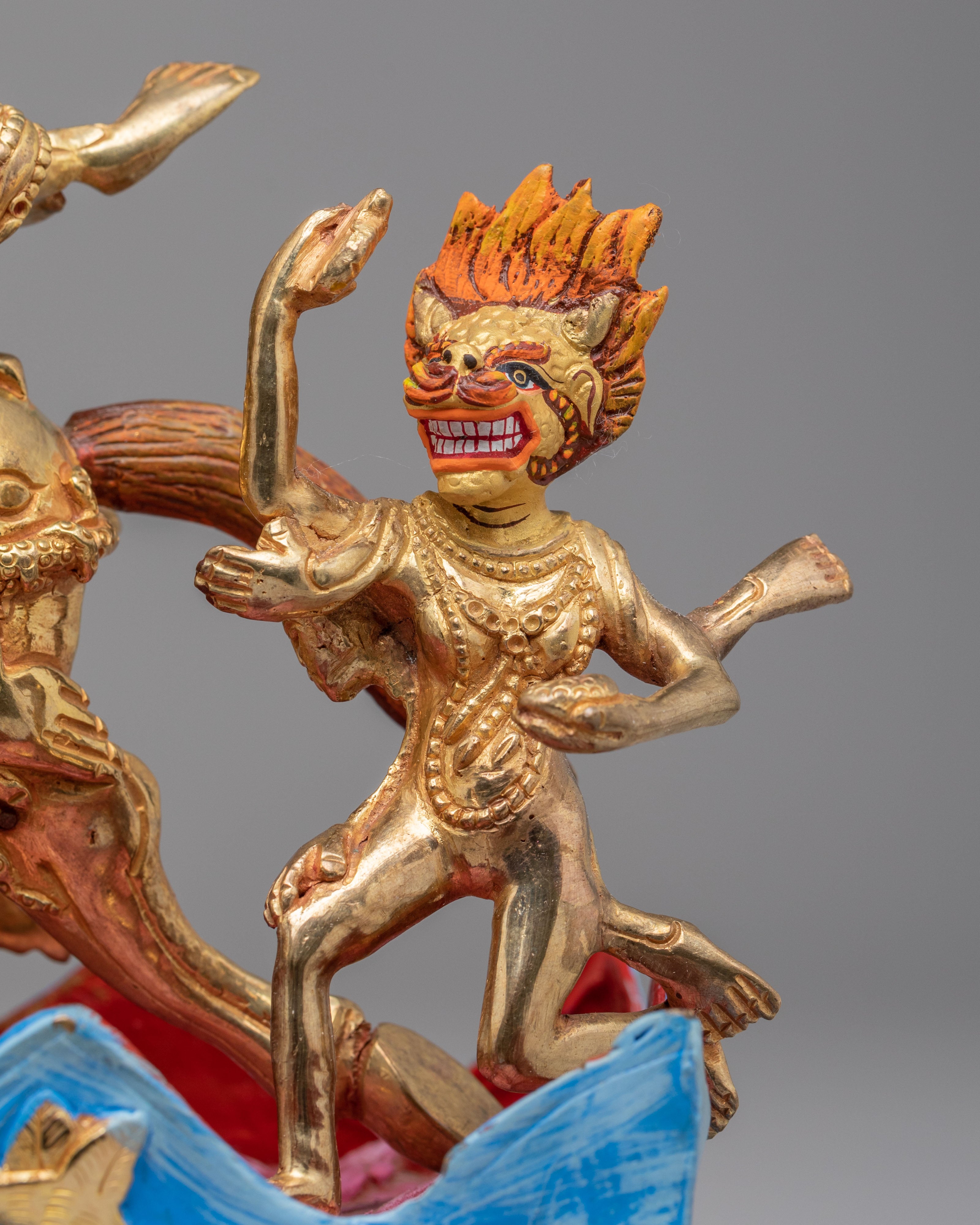 Tibetan Palden Lhamo Sculpture | Handmade Tibetan Artwork