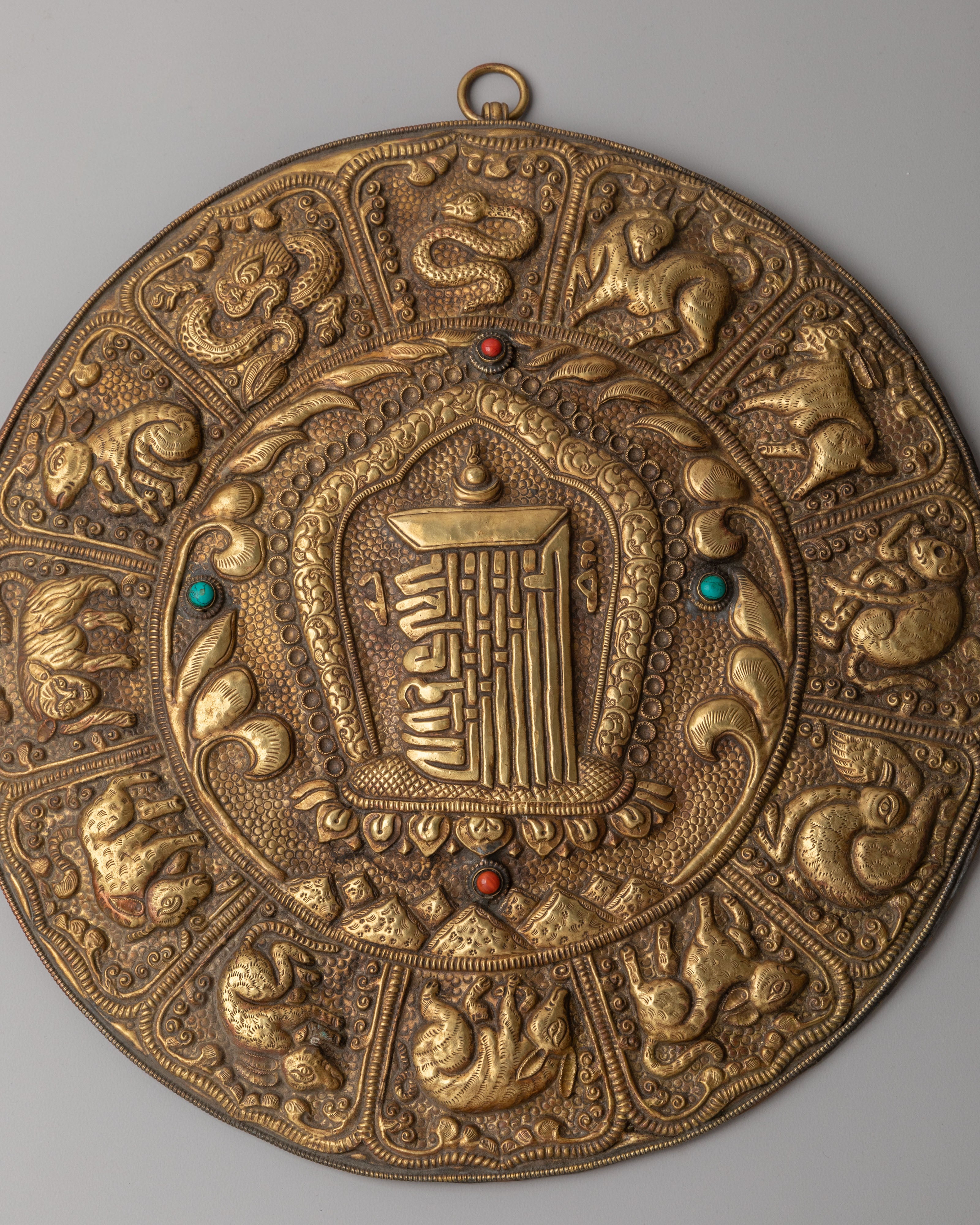 Spiritual Kalachakra Wall Hanging | Symbolic Artwork for Meditation