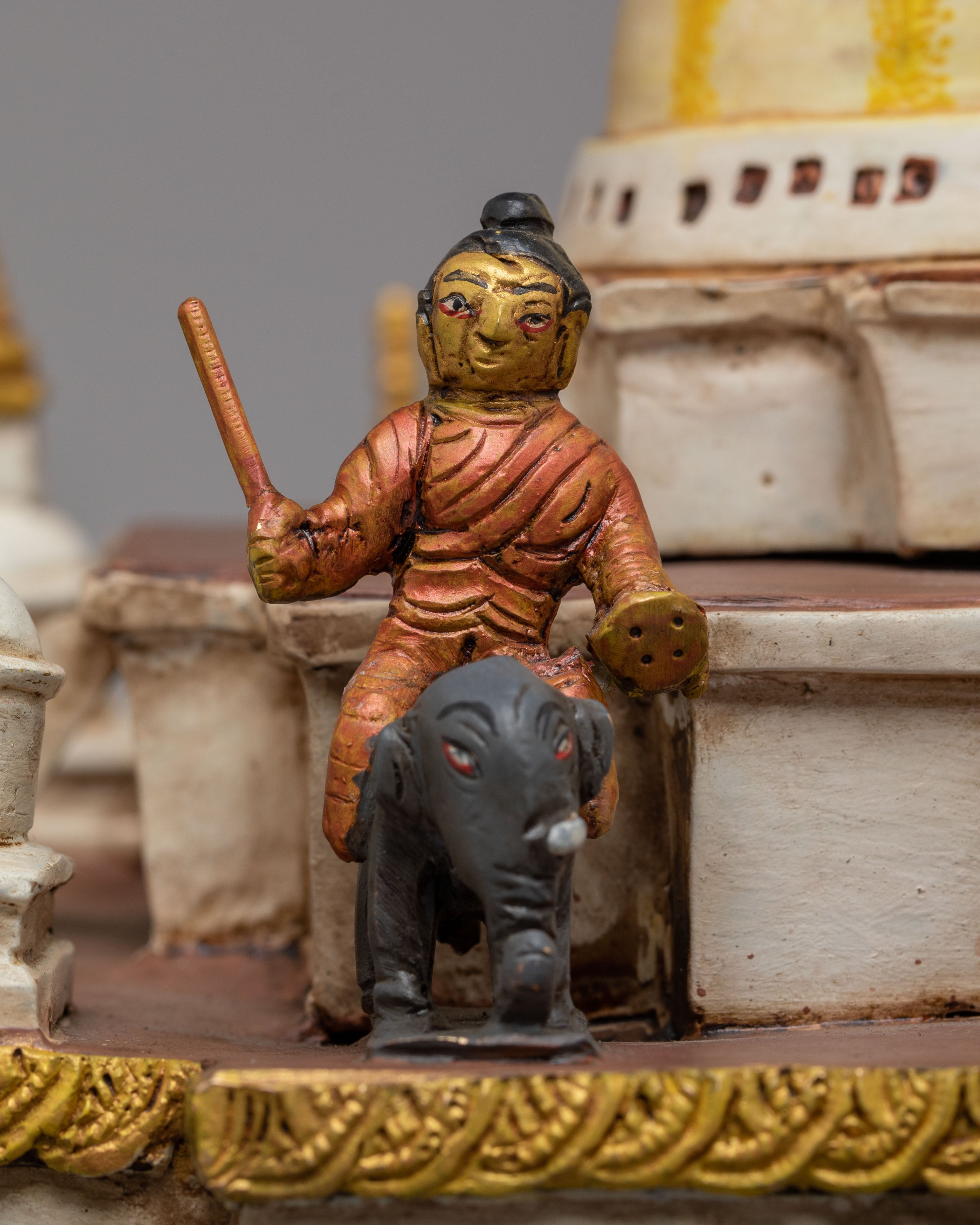 Handcrafted Himalayan Stupa Sculpture | Sacred Buddhist Art for Meditation