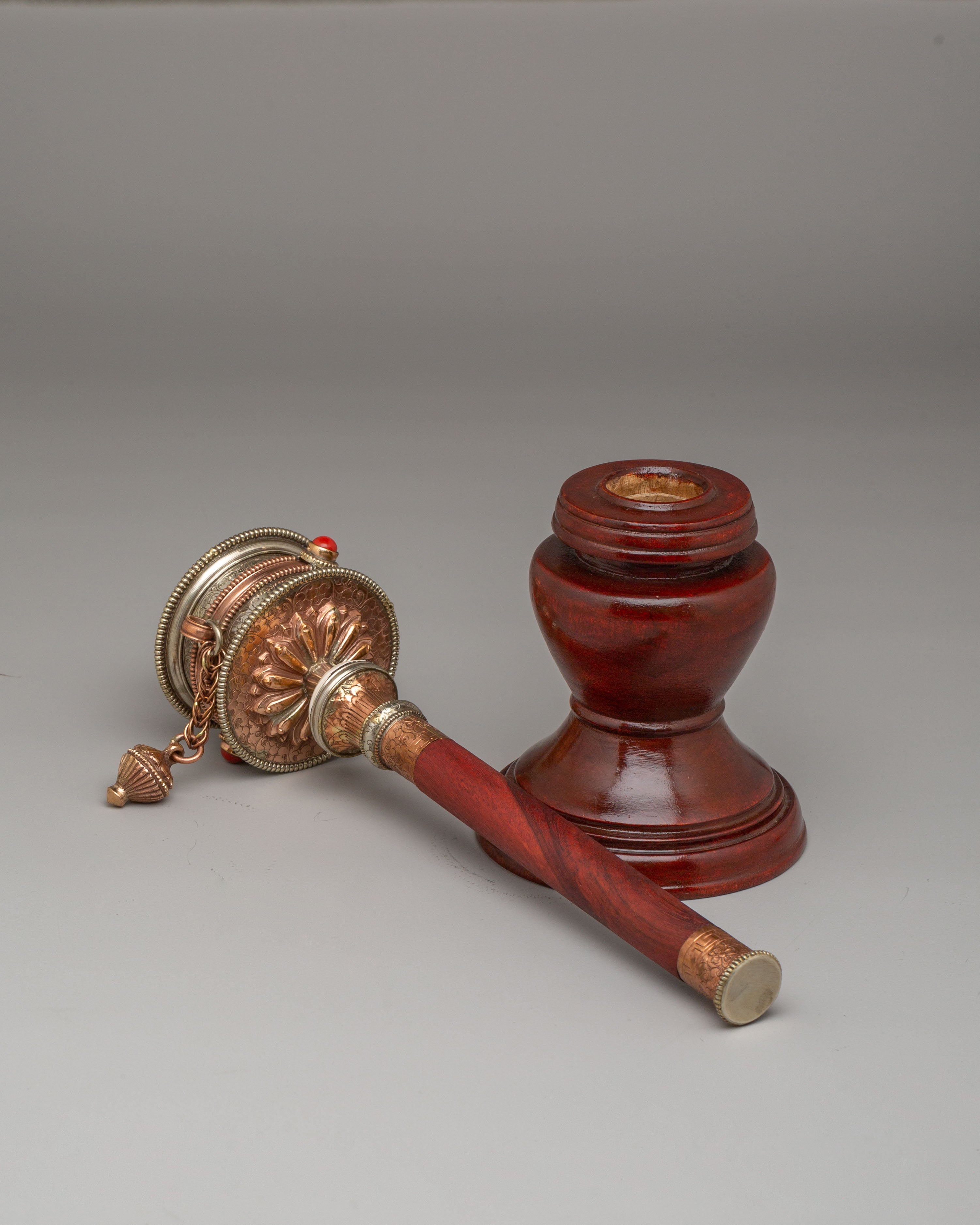 Sacred Altar Prayer Wheel | Buddhist Mantra Wheel