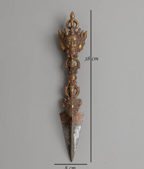 Handcrafted Sacred Phurba Dagger for Ritual Use