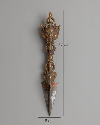 Handcrafted Sacred Phurba Dagger for Ritual Use