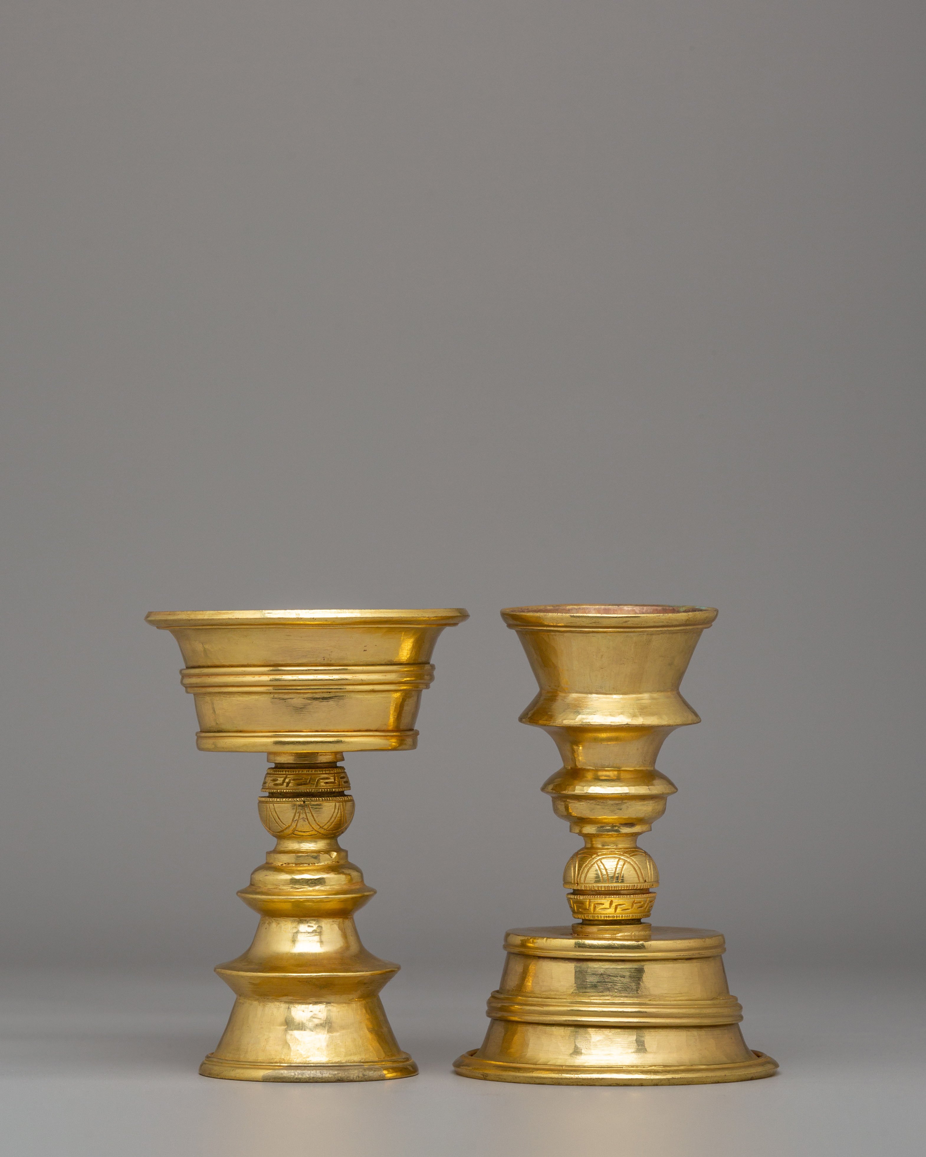 Sacred Ritual Butter Lamp Set | Perfect for Meditation & Buddhist Ceremonies