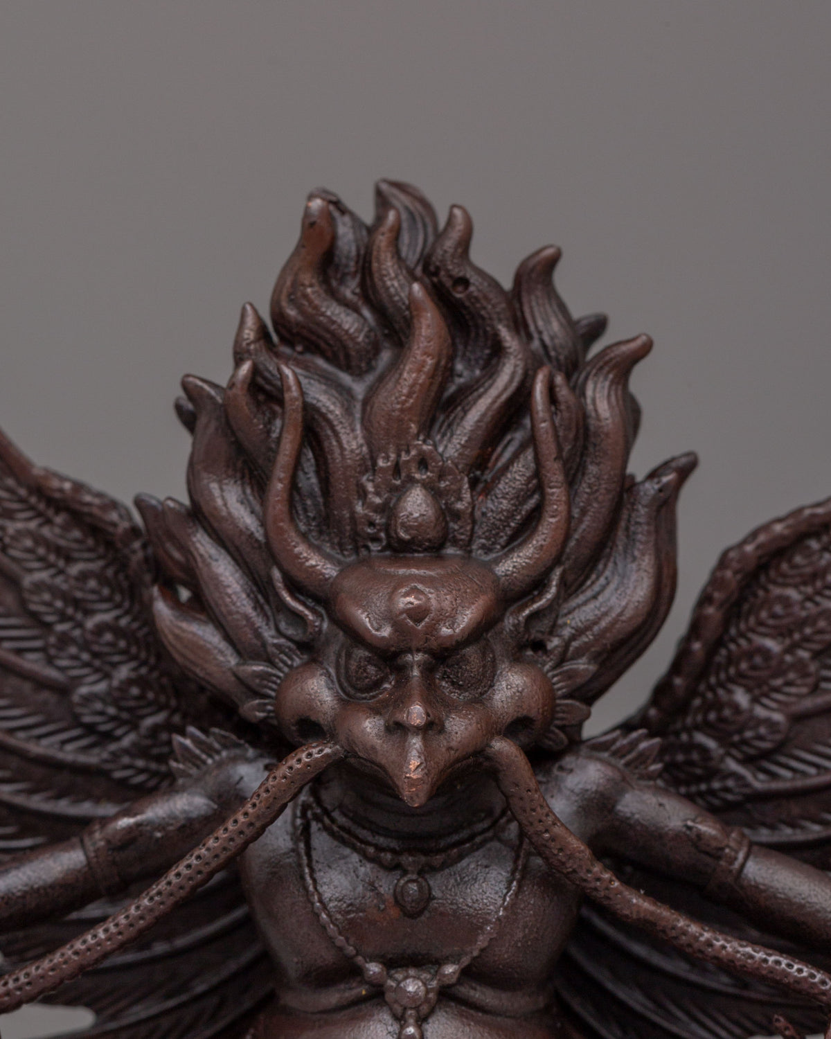 Garuda Buddhist Statue | Fierce Protector Deity Figurine