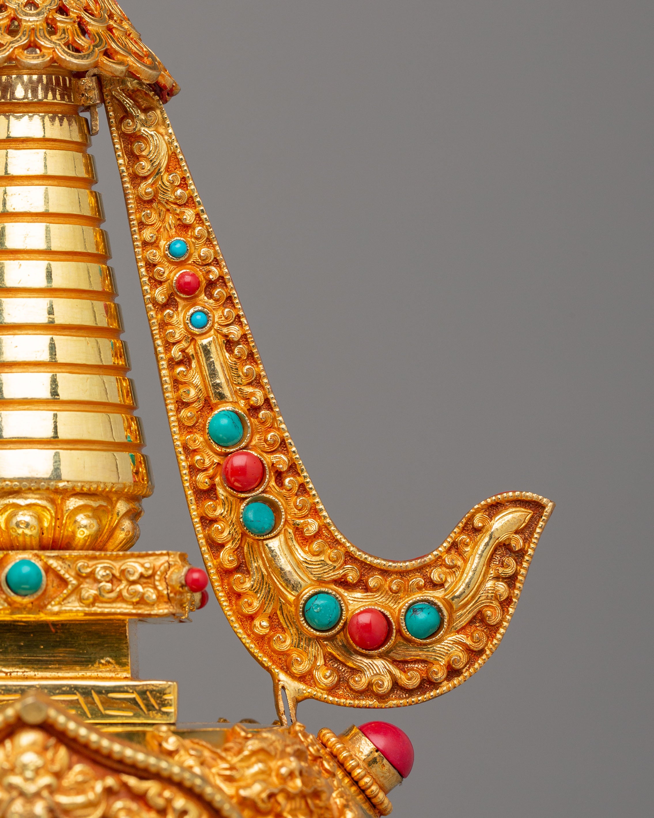 Handmade Altar Buddhist Enlightenment Stupa | Symbol of Wisdom and Inner Peace